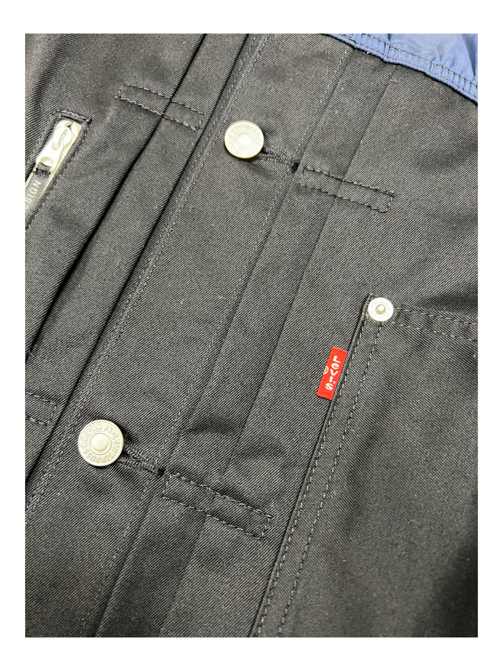 Fragment Design x Levi's Denim Jean Jacket Levis Fenom Japan Size Large