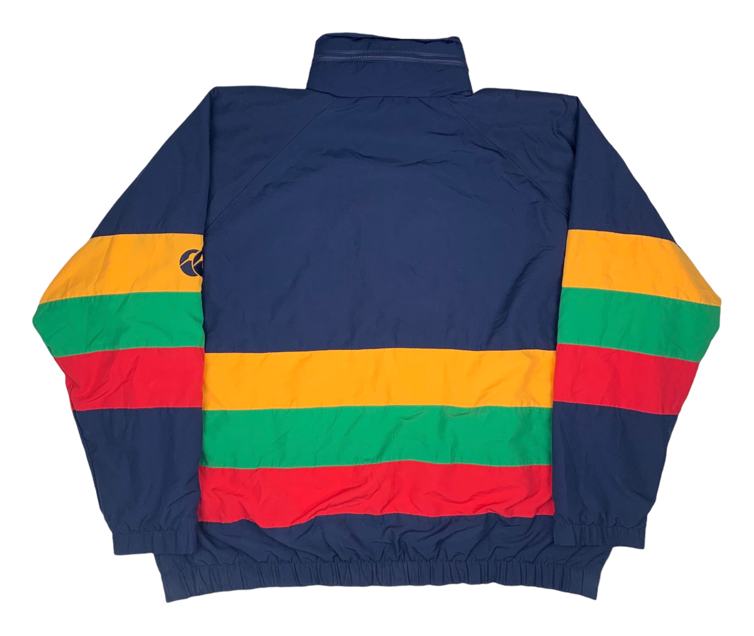 Canterbury Rugby Jacket Striped Track Top Zip Up Mens Sz XXL RARE