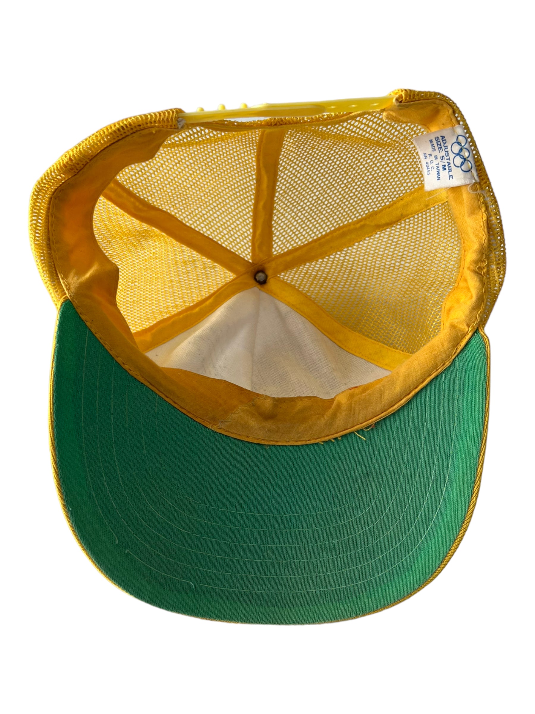 Budweiser Patch Yellow Mesh Trucker Snapback Hat