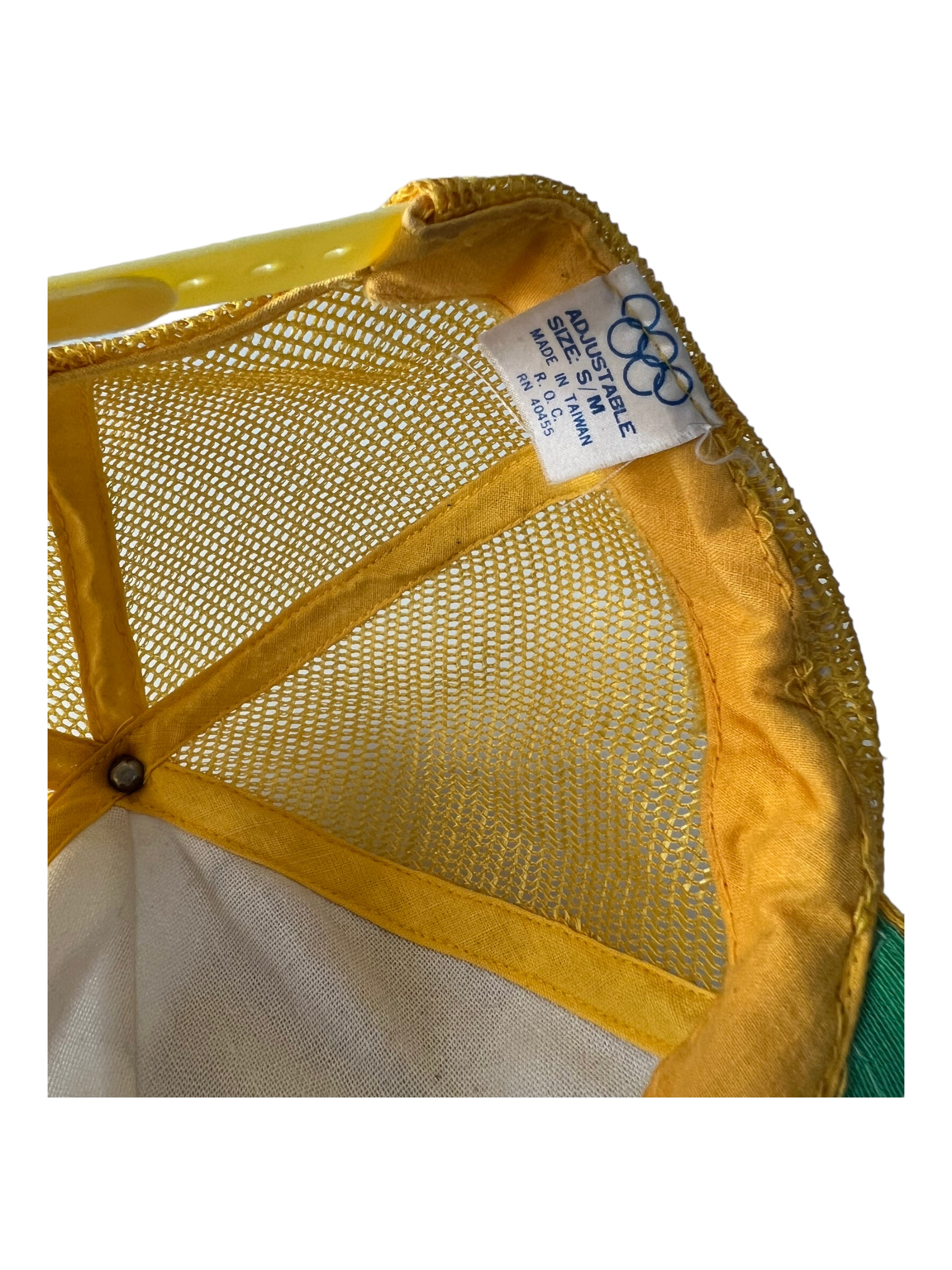 Budweiser Patch Yellow Mesh Trucker Snapback Hat