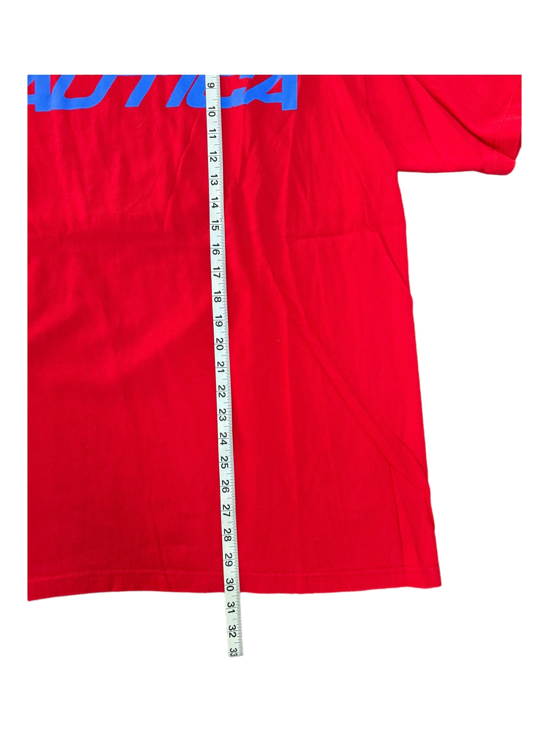 Nautica 90s Challenge Red Sailboat Short Sleeve Shirt Size XXL