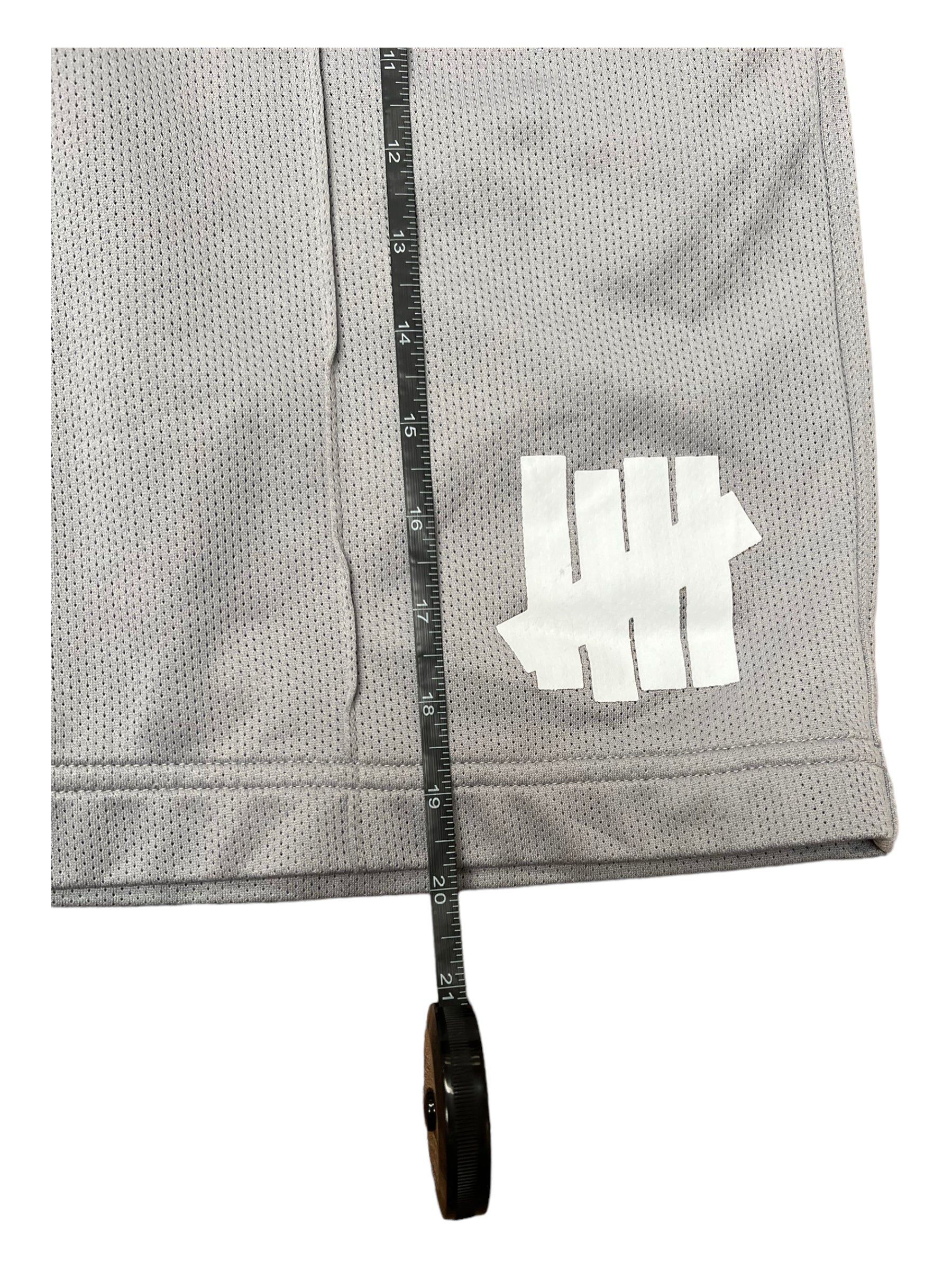 Undefeated Gym Basketball Shorts Size Small USA Grey - Navy - Red