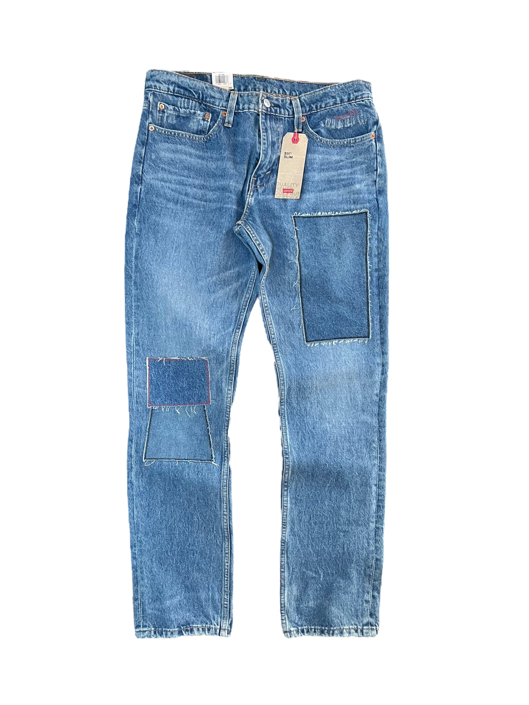 Levis New w/ Tags 34x34 Patchwork Modern