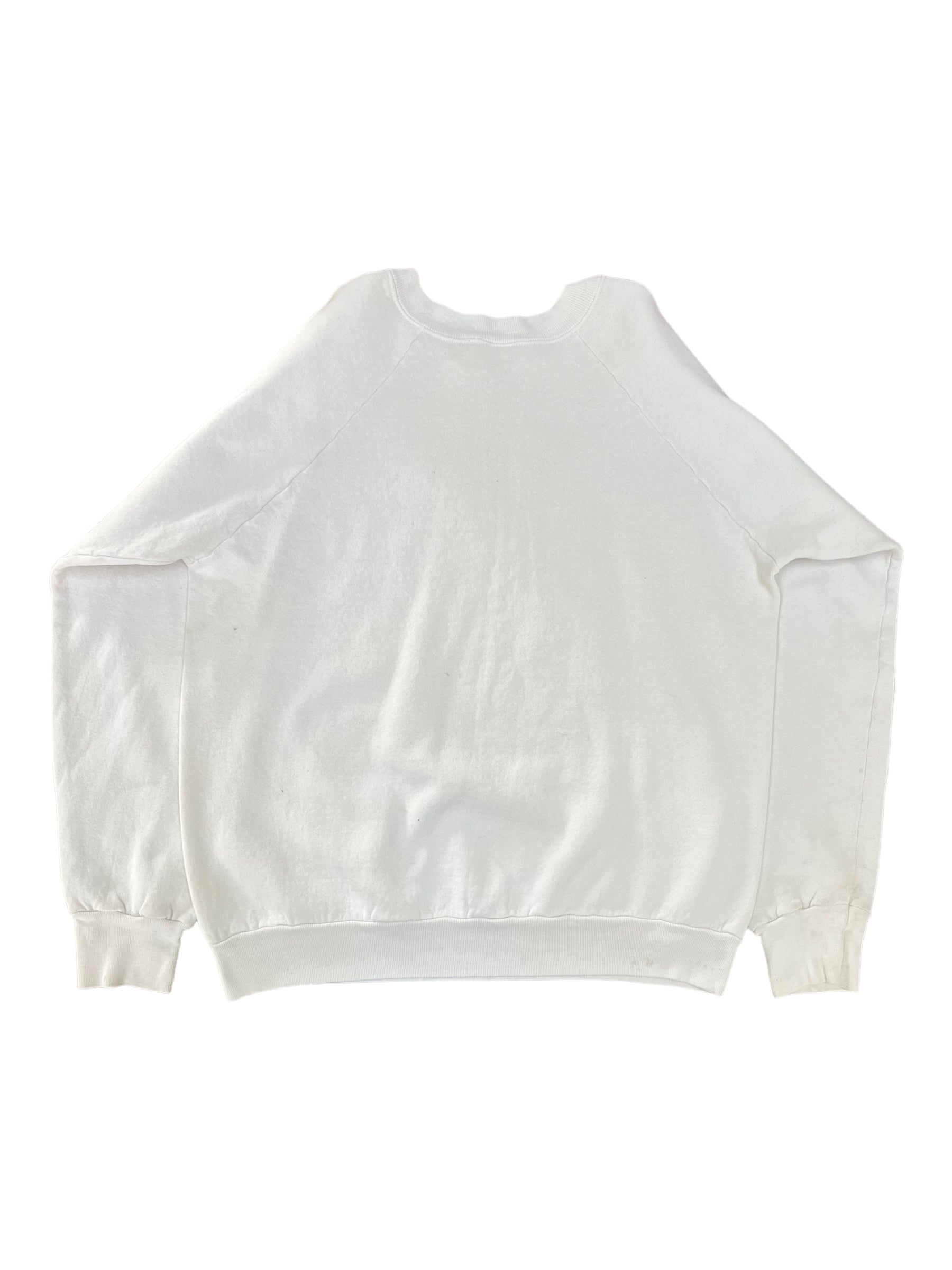 CALIFORNIA RAISINS 80s NORTH DAKOTA CENTENNIAL RAGLAN CREWNECK Size Large