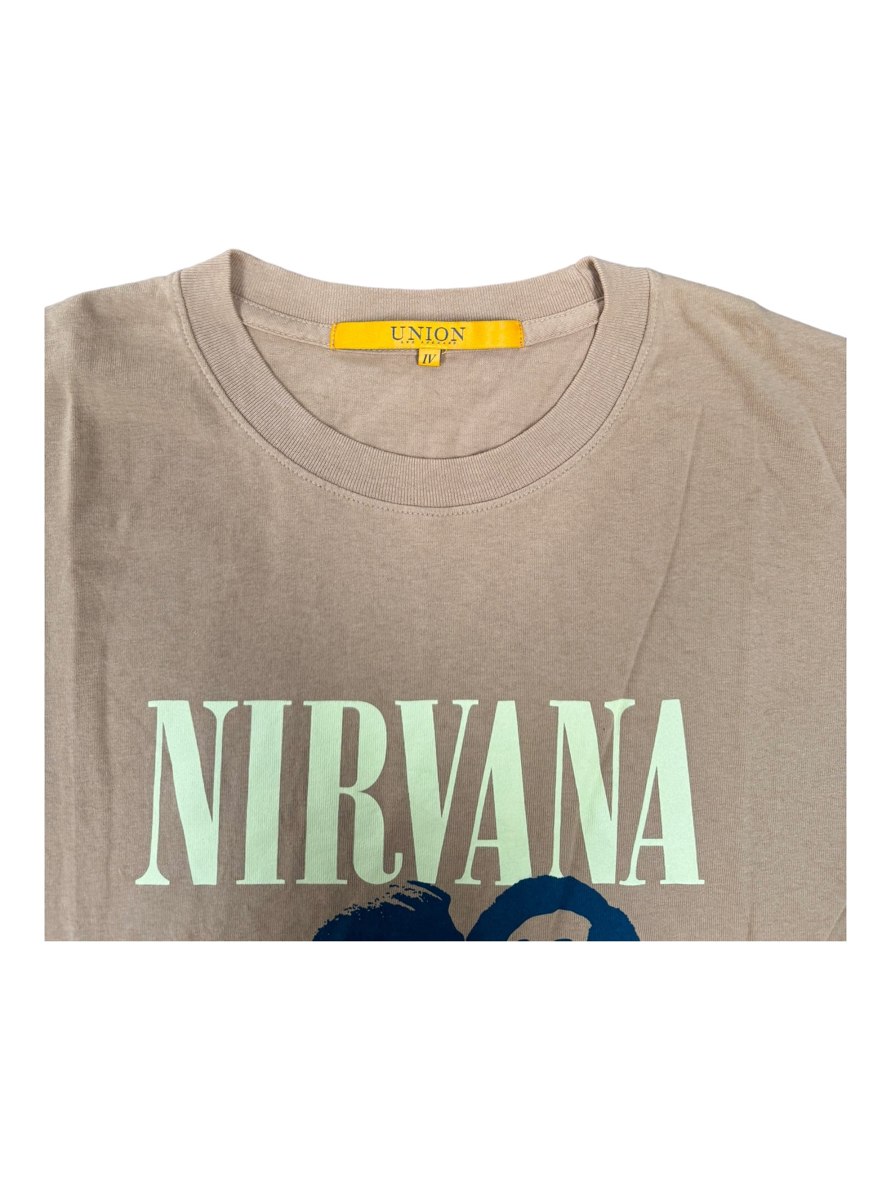 Union Nirvana Beige T-Shirt Size XL