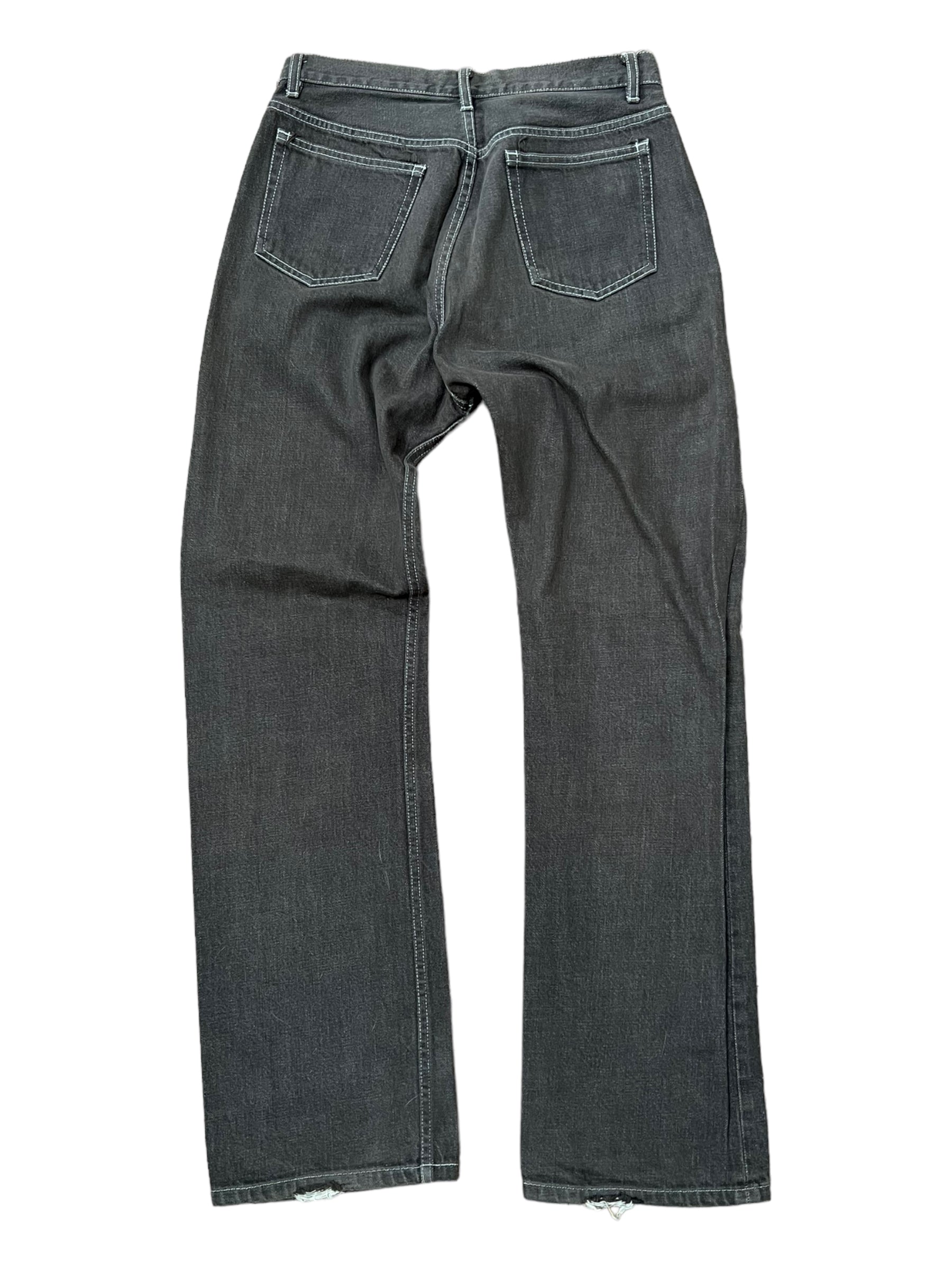 A.P.C. Petit New Standard Men's Denim Jeans Washed Black / Gray Size 31