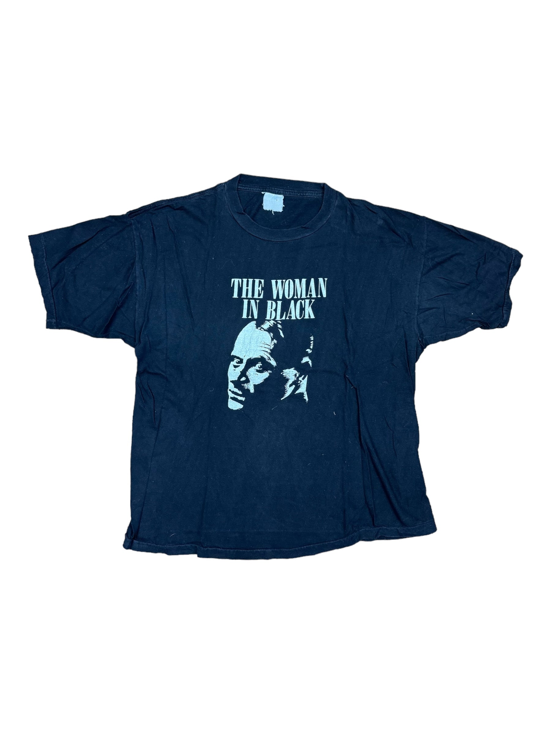 "The Woman in Black" 80s 90s Halloween Horror Ghost Book Promo Shirt L