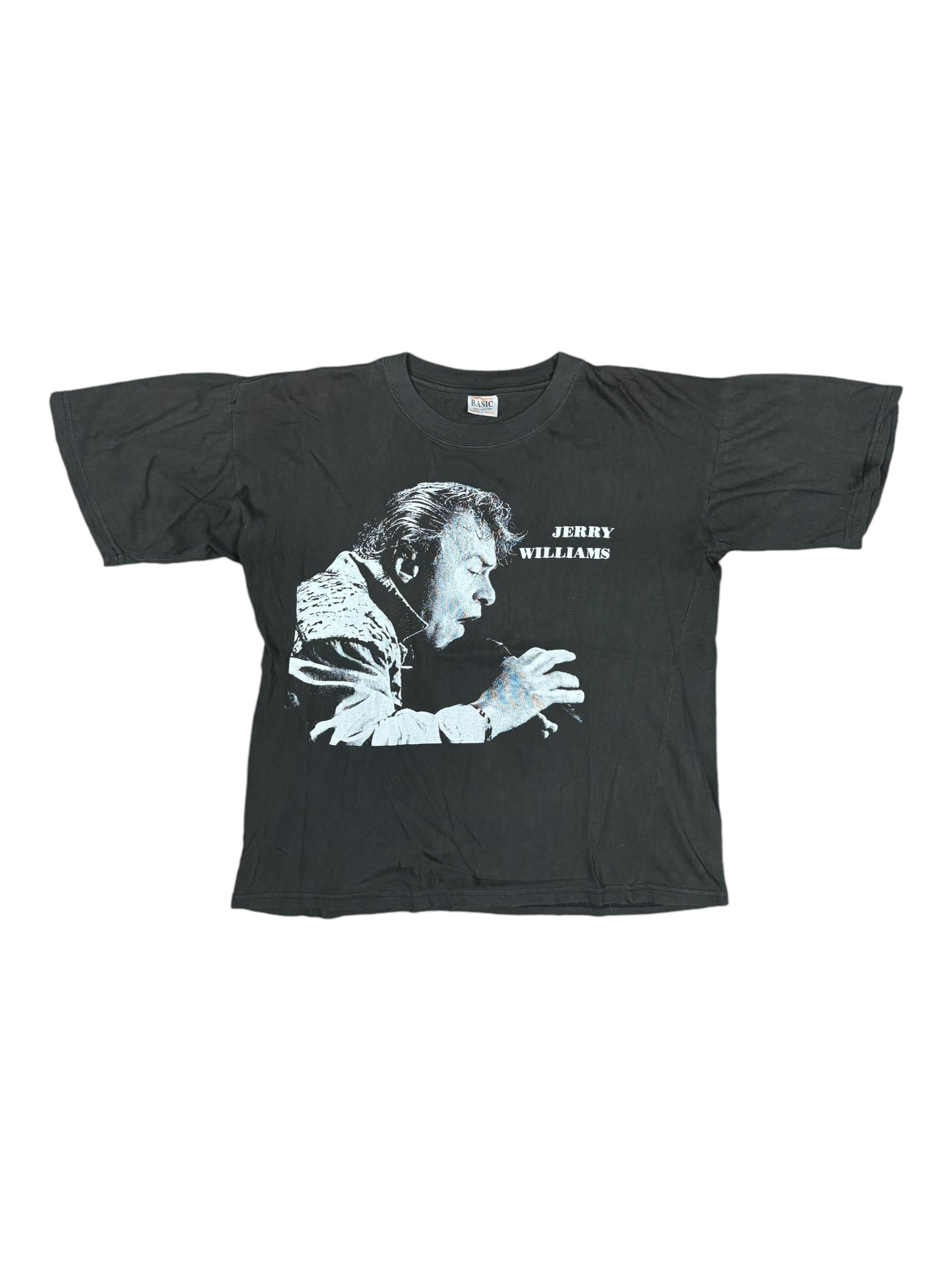 Jerry Williams 90s Jazz Rock n Roll Band T-shirt Sz Large