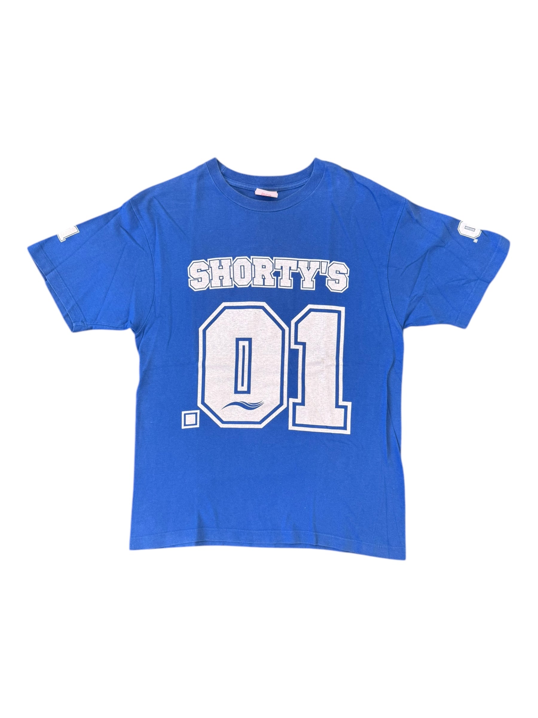 Shorty's 00s Blue 01 Jersey T-Shirt Size Large