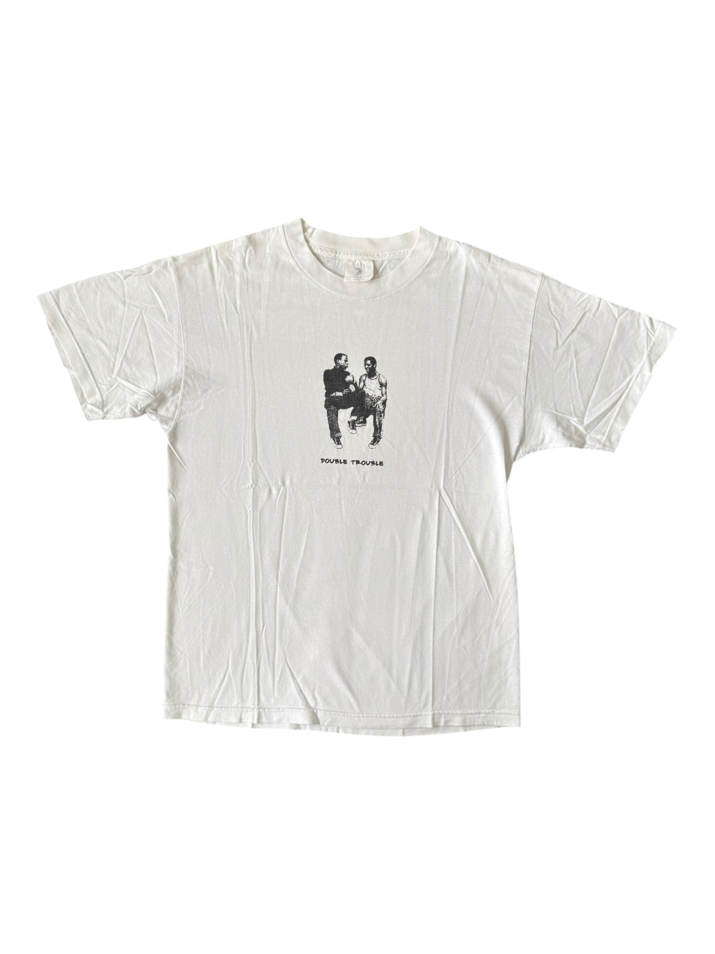 Supreme 90s Union Double Trouble White T-Shirt Size Large