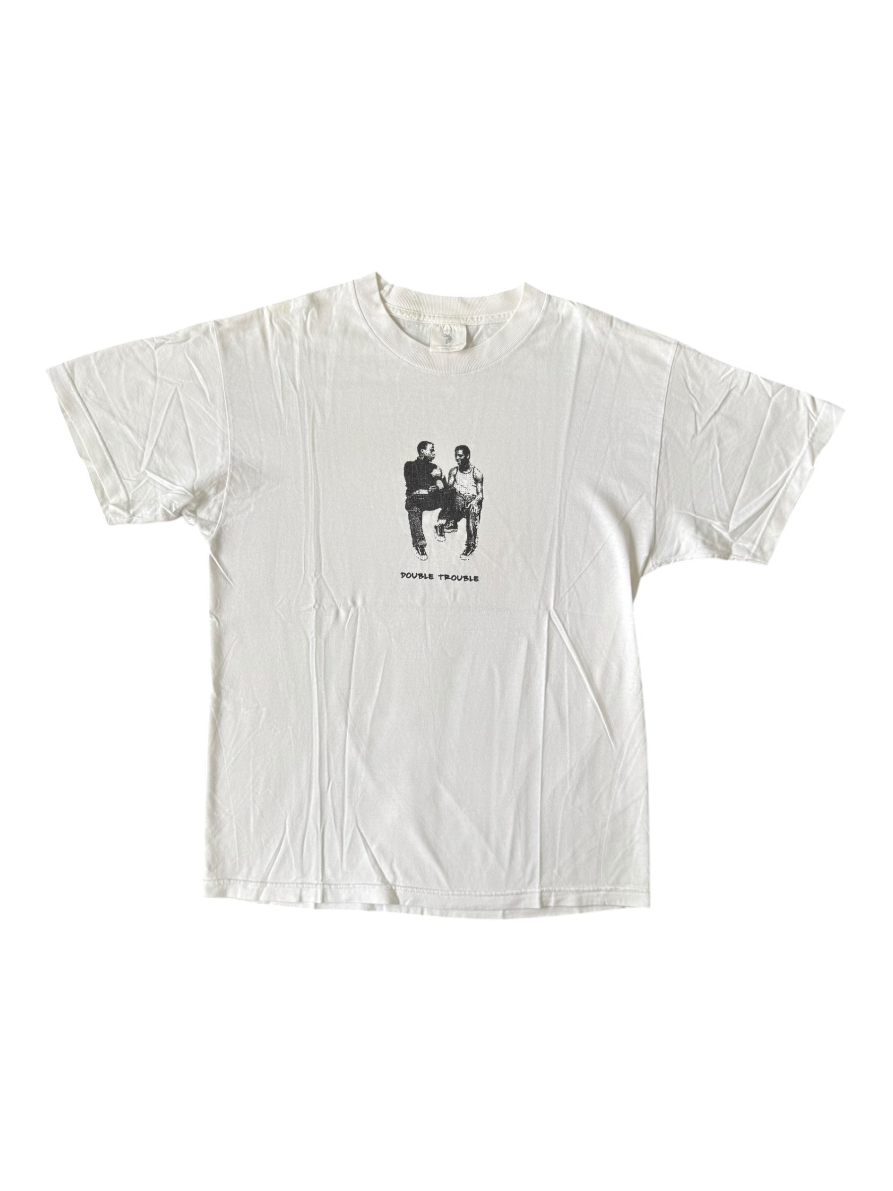 Supreme 90s Union Double Trouble White T-Shirt Size Large