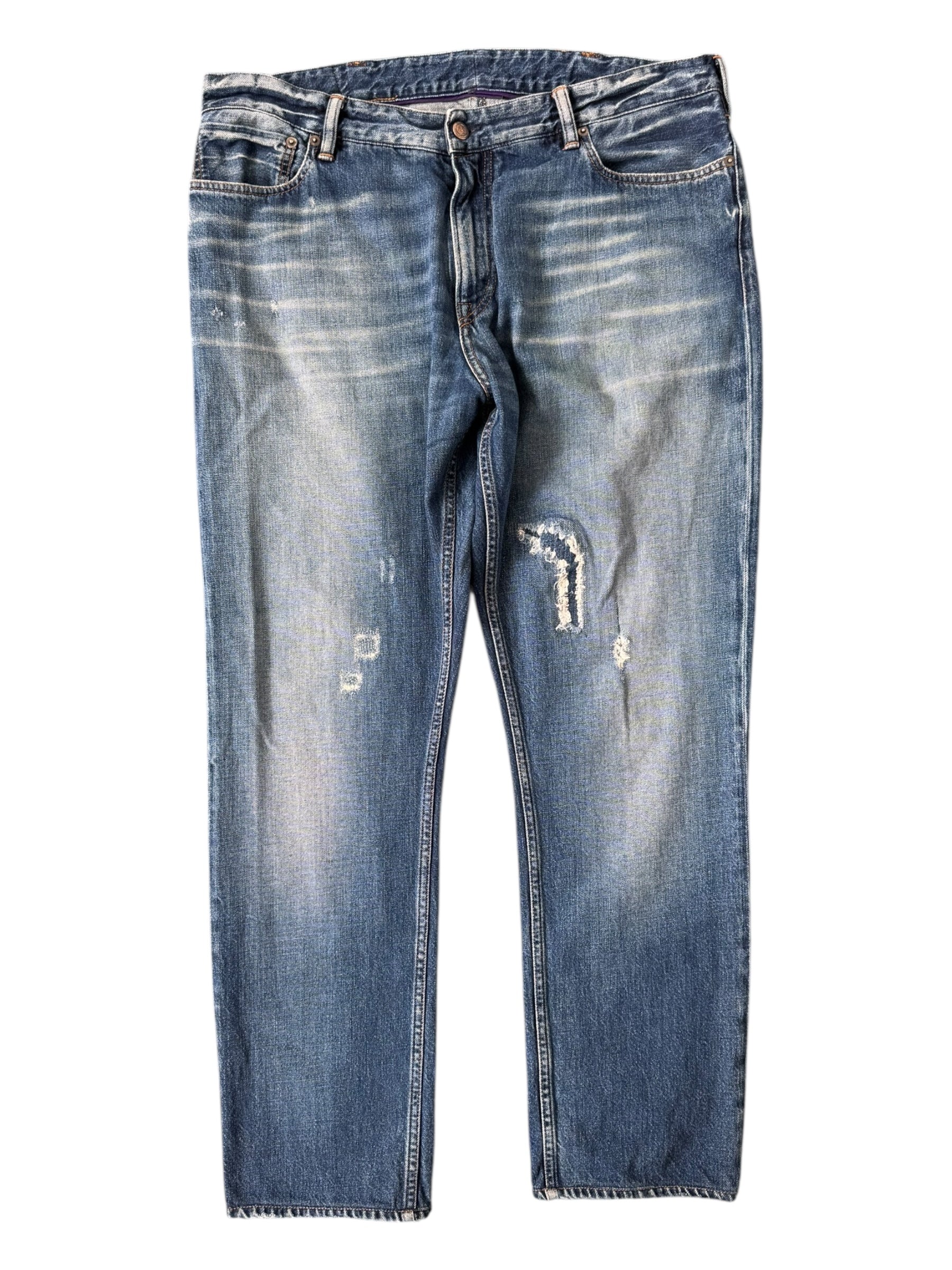 Polo Ralph Lauren Purple Label Jeans Nice Fade Size 40 x 32