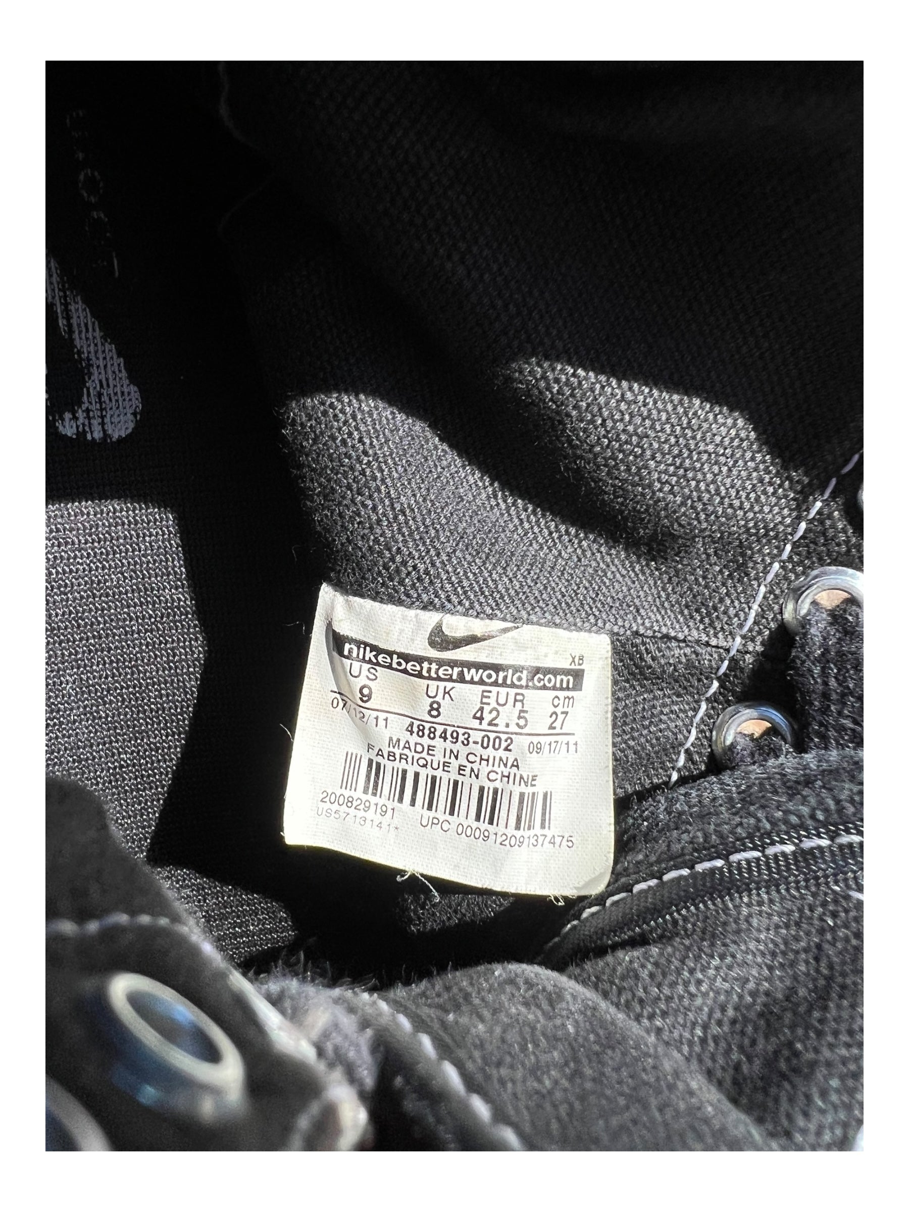 Nike x Fragment Design Zoom All Court Mid TZ Size 9