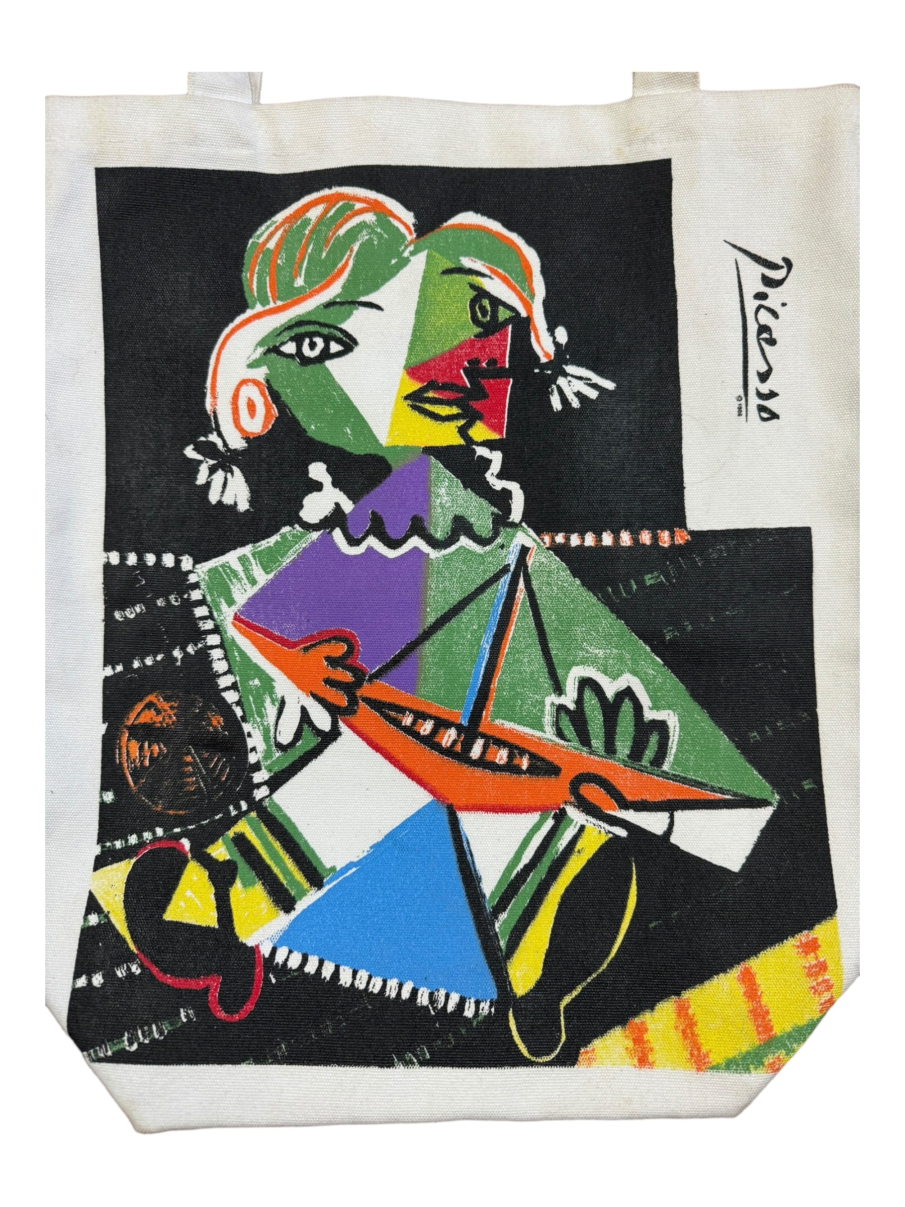 Picasso "Maya with Boat" Tote Bag 90s Retro