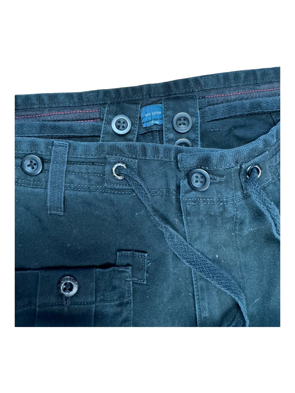 Polo Ralph Lauren 90s Black Cargo Pant Royal Crest Size 32 x 30