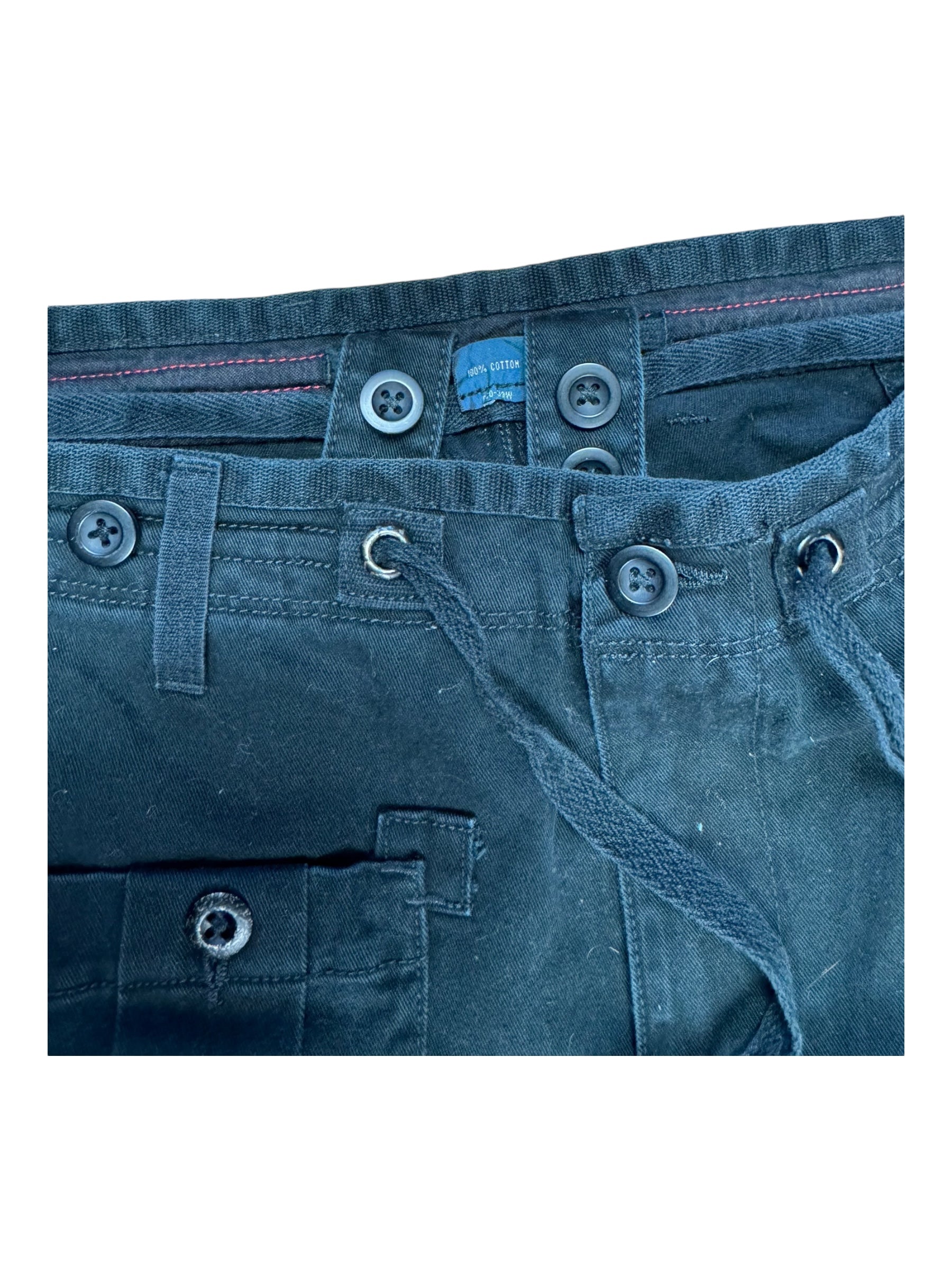 Polo Ralph Lauren 90s Black Cargo Pant Royal Crest Size 32 x 30