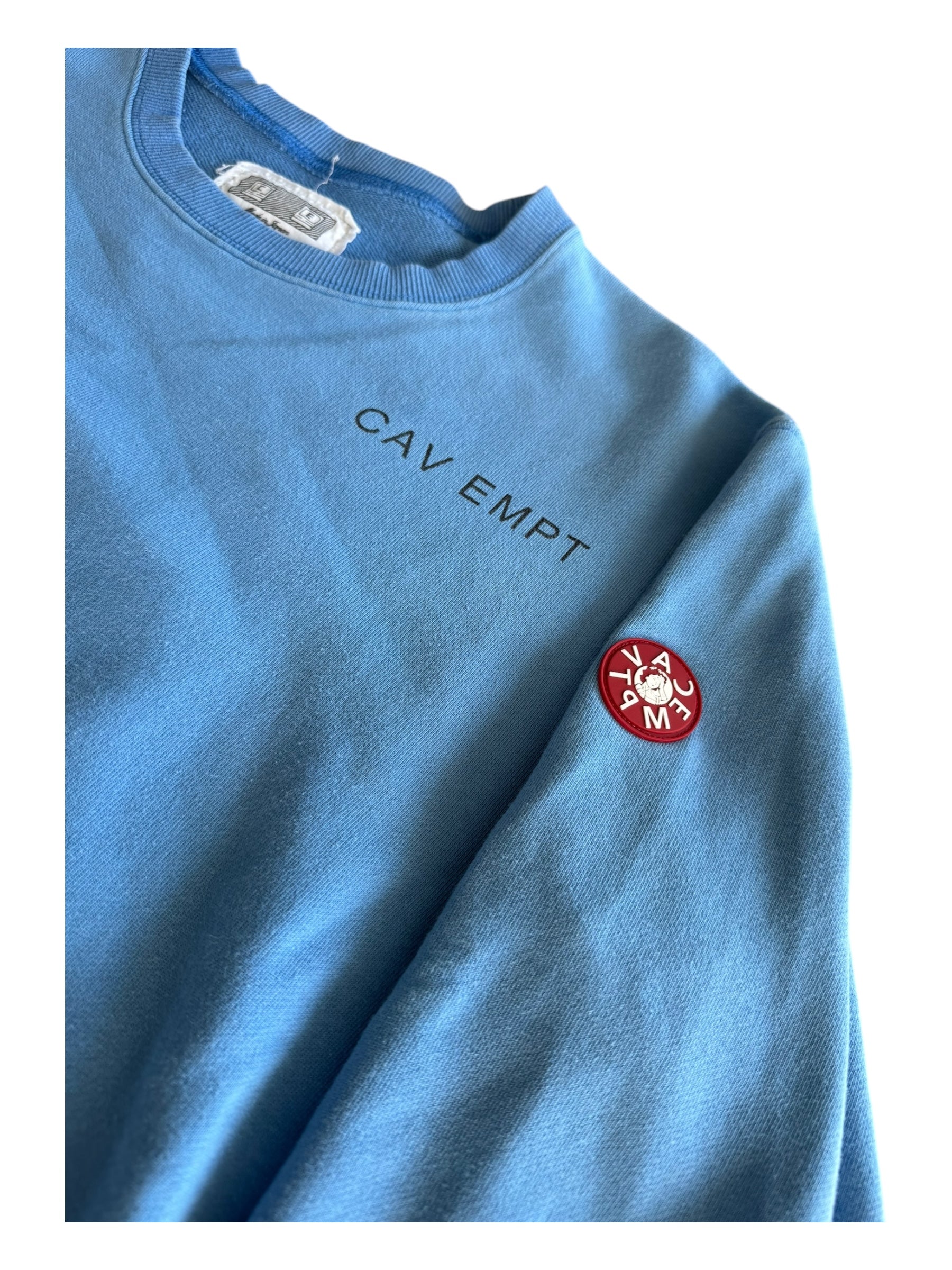 Cavempt Blue Crewneck Sweater Size Large