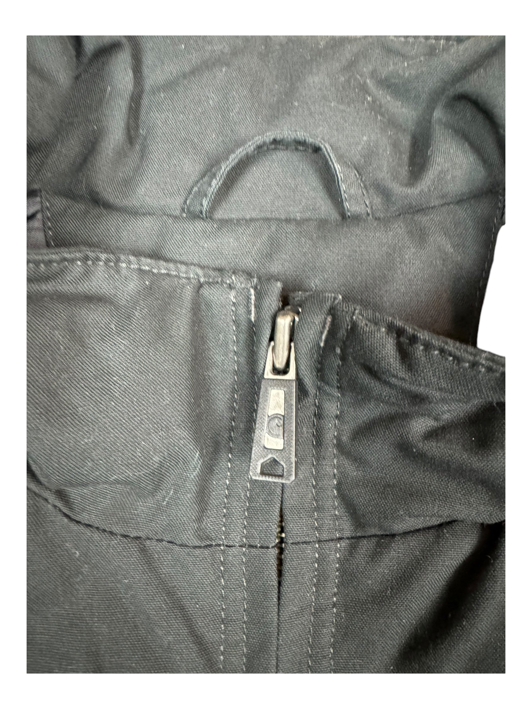 Carhartt 00s Black Quick Duck Vest 2001 Misfits Shirt Patch Size L