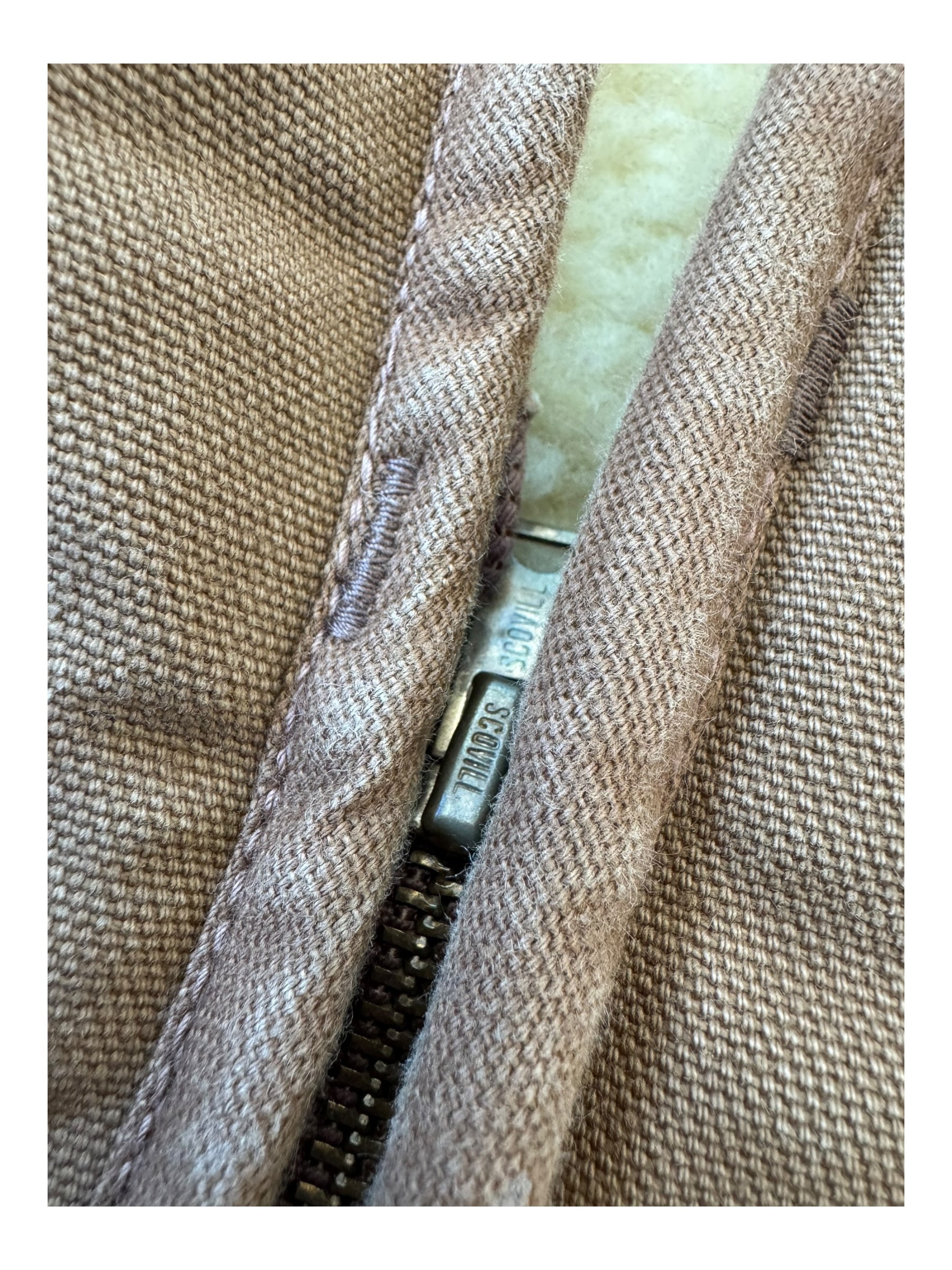 Carhartt 70s Brown Sherpa Lined Vest Size XXL