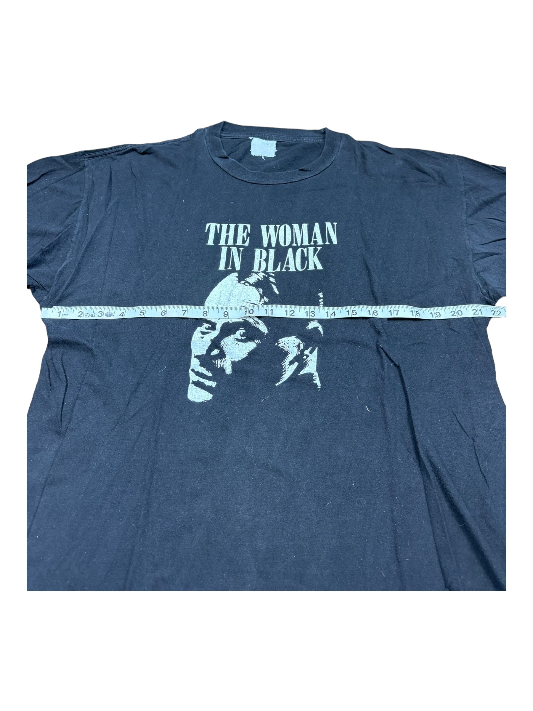 "The Woman in Black" 80s 90s Halloween Horror Ghost Book Promo Shirt L