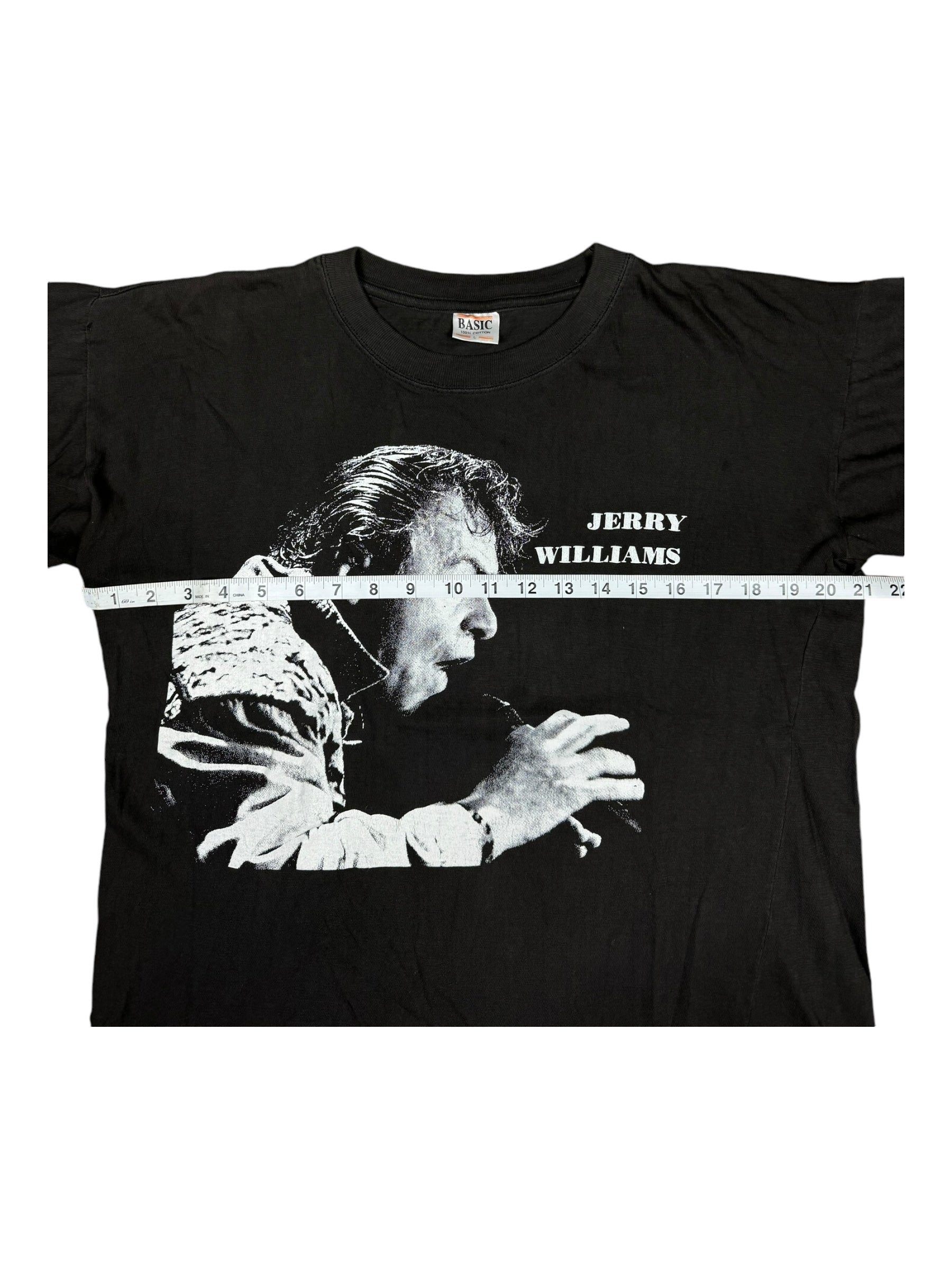 Jerry Williams 90s Jazz Rock n Roll Band T-shirt Sz Large