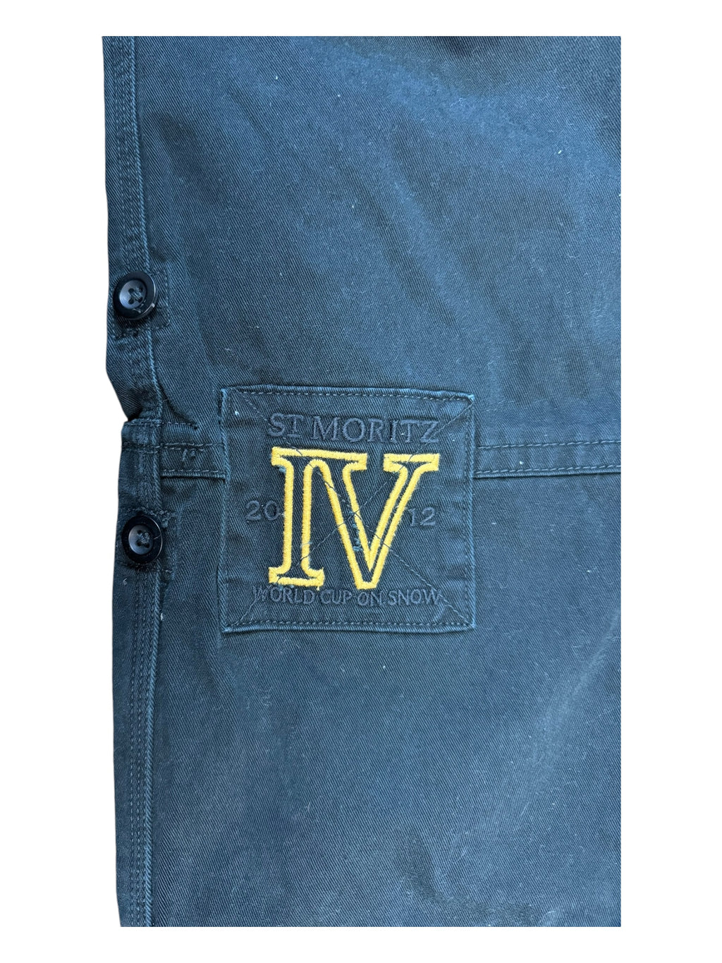 Polo Ralph Lauren 90s Black Cargo Pant Royal Crest Size 32 x 30