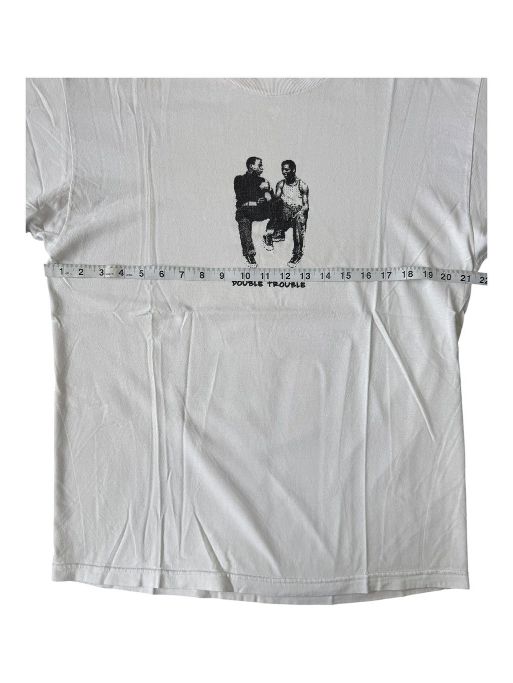 Supreme 90s Union Double Trouble White T-Shirt Size Large