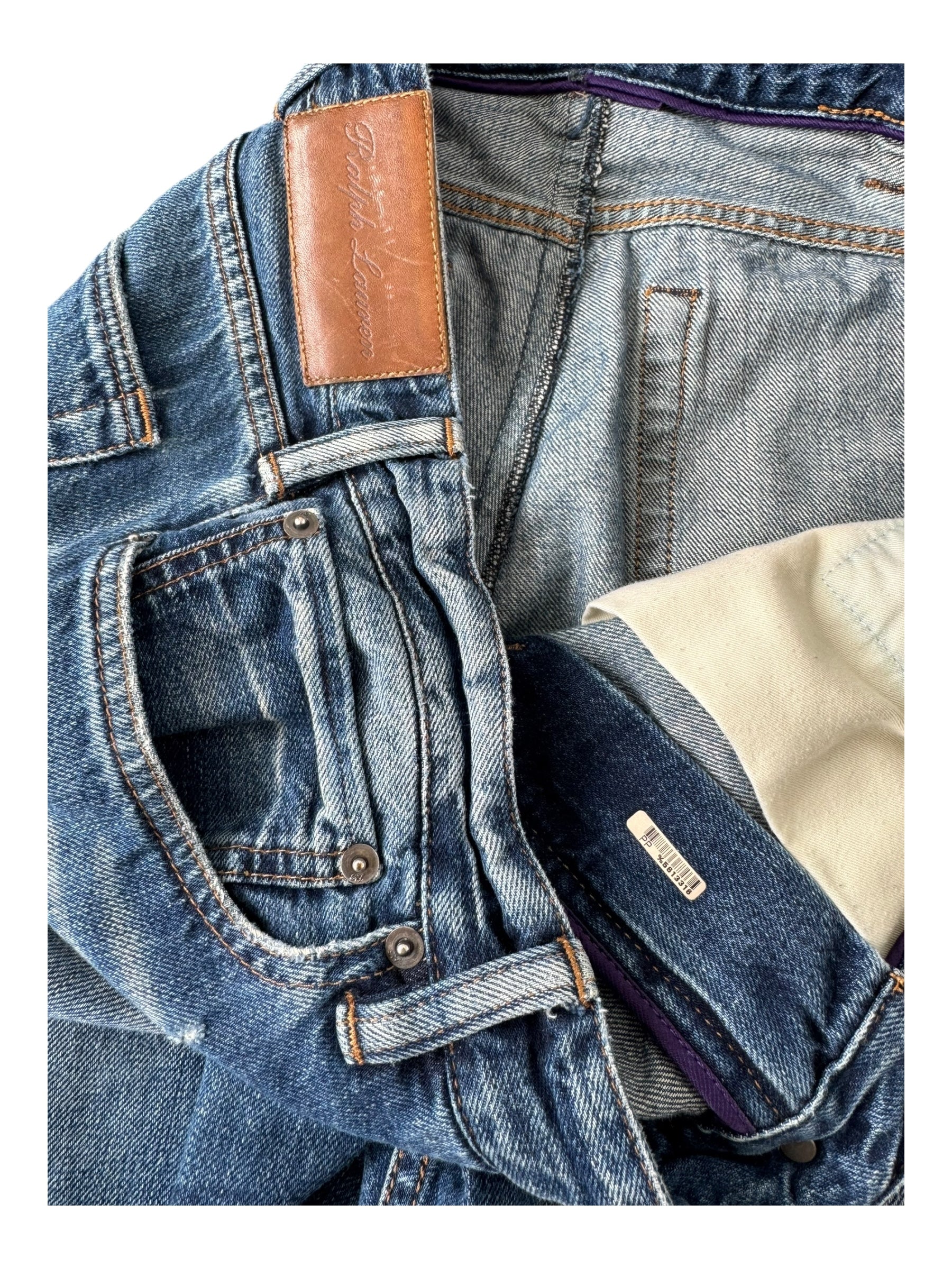 Polo Ralph Lauren Purple Label Jeans Nice Fade Size 40 x 32