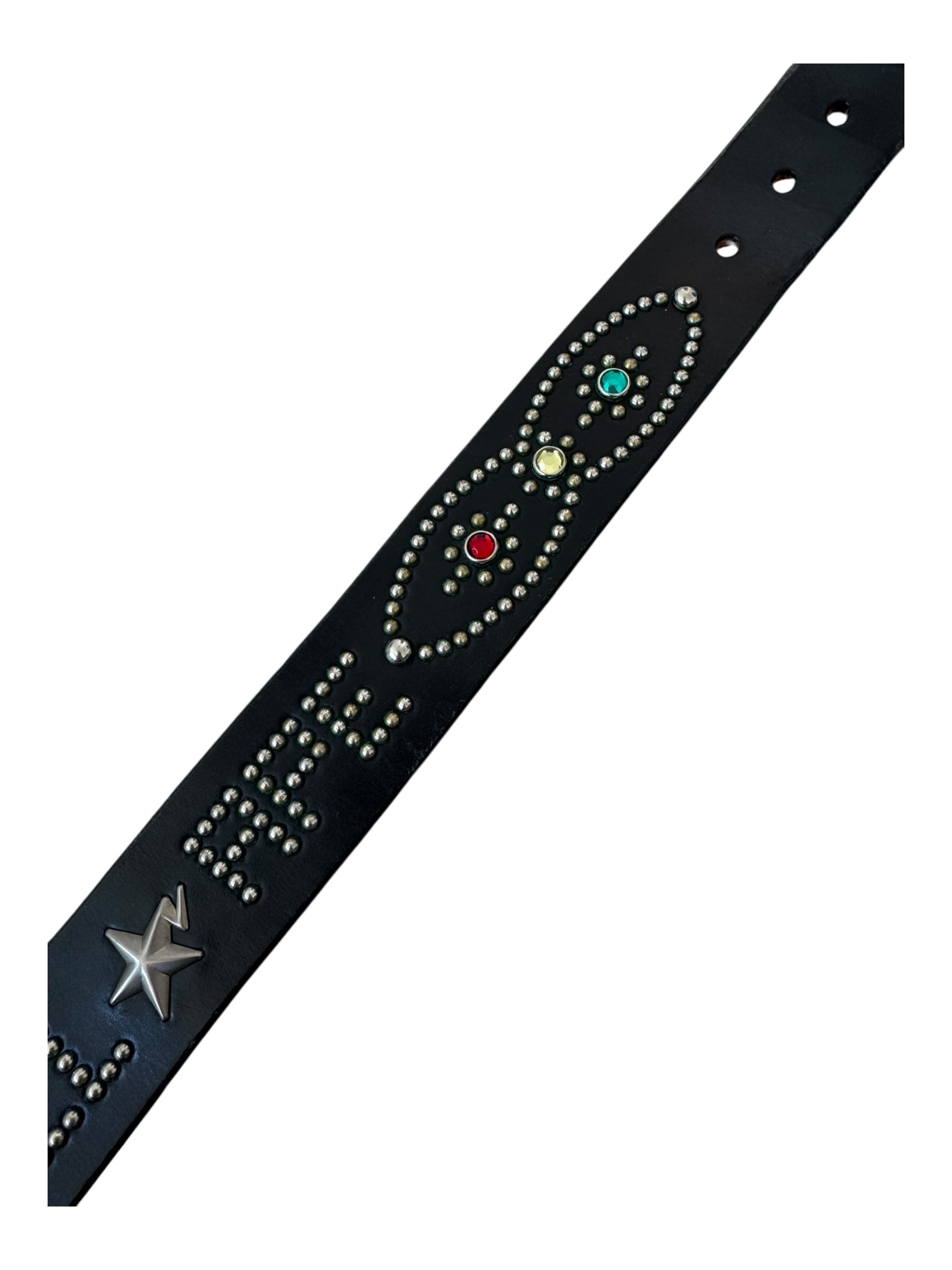 Bape 90s Ape Shall Never Kill Ape Studded Leather Belt