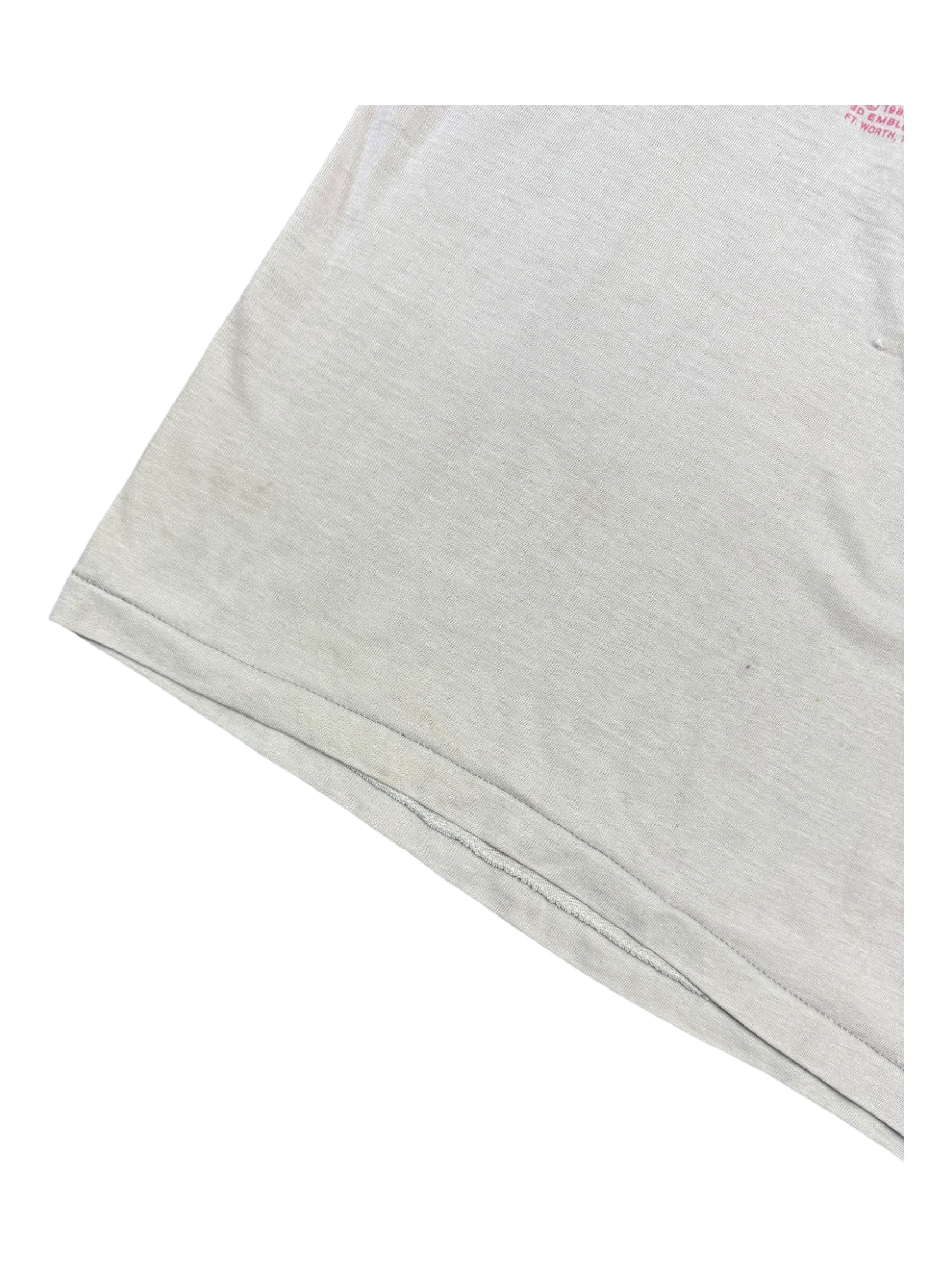 Harley Davidson 1987 White 3D Emblem Made in America Size Large