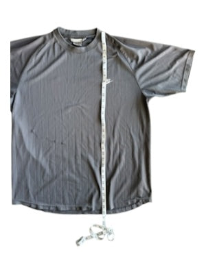 Nike 90s Gray T-Shirt White Check Embroidery Size XL