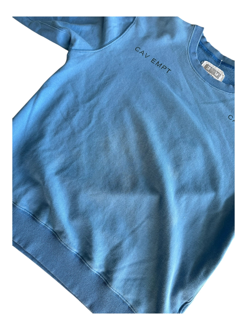 Cavempt Blue Crewneck Sweater Size Large