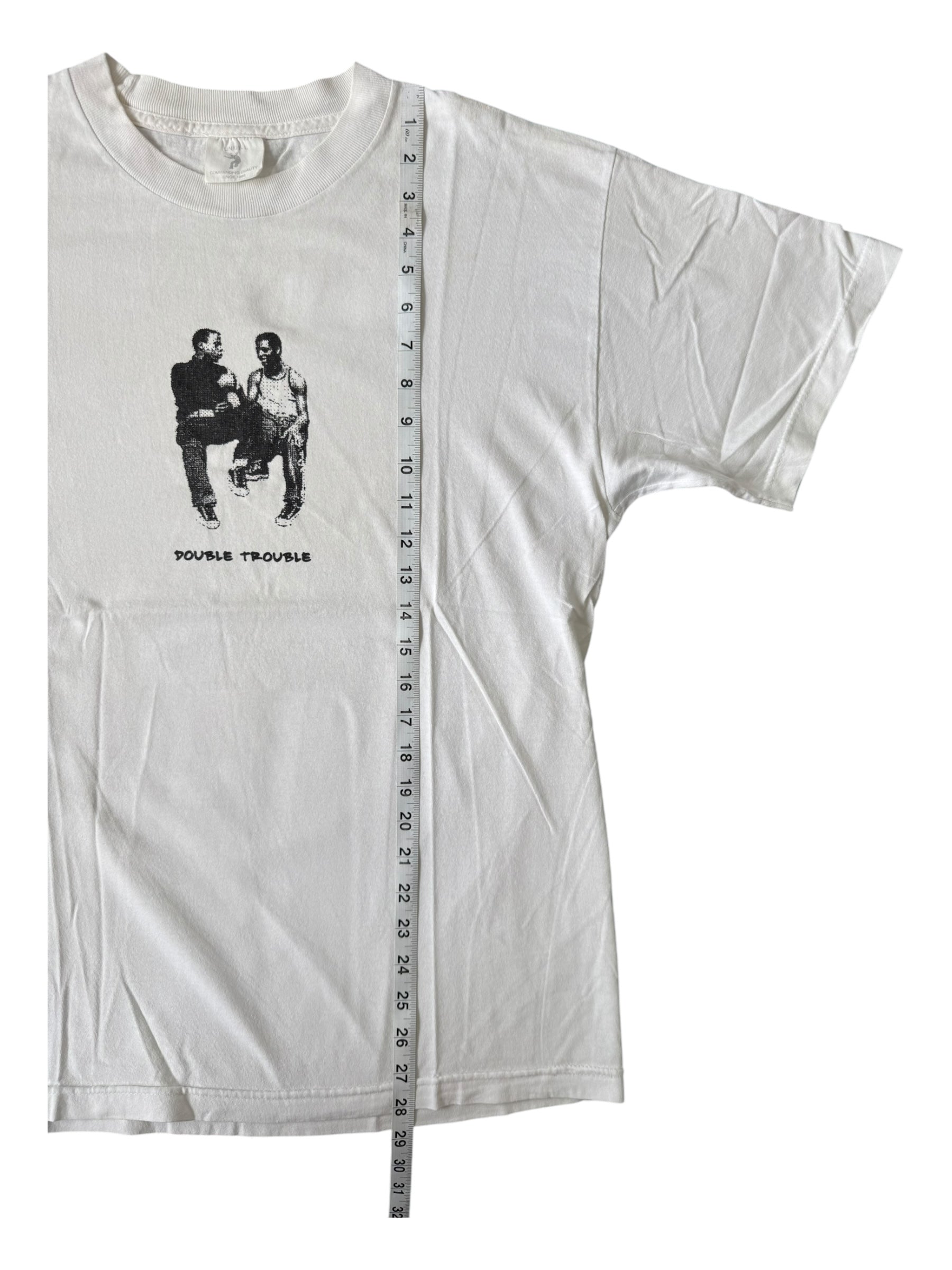 Supreme 90s Union Double Trouble White T-Shirt Size Large
