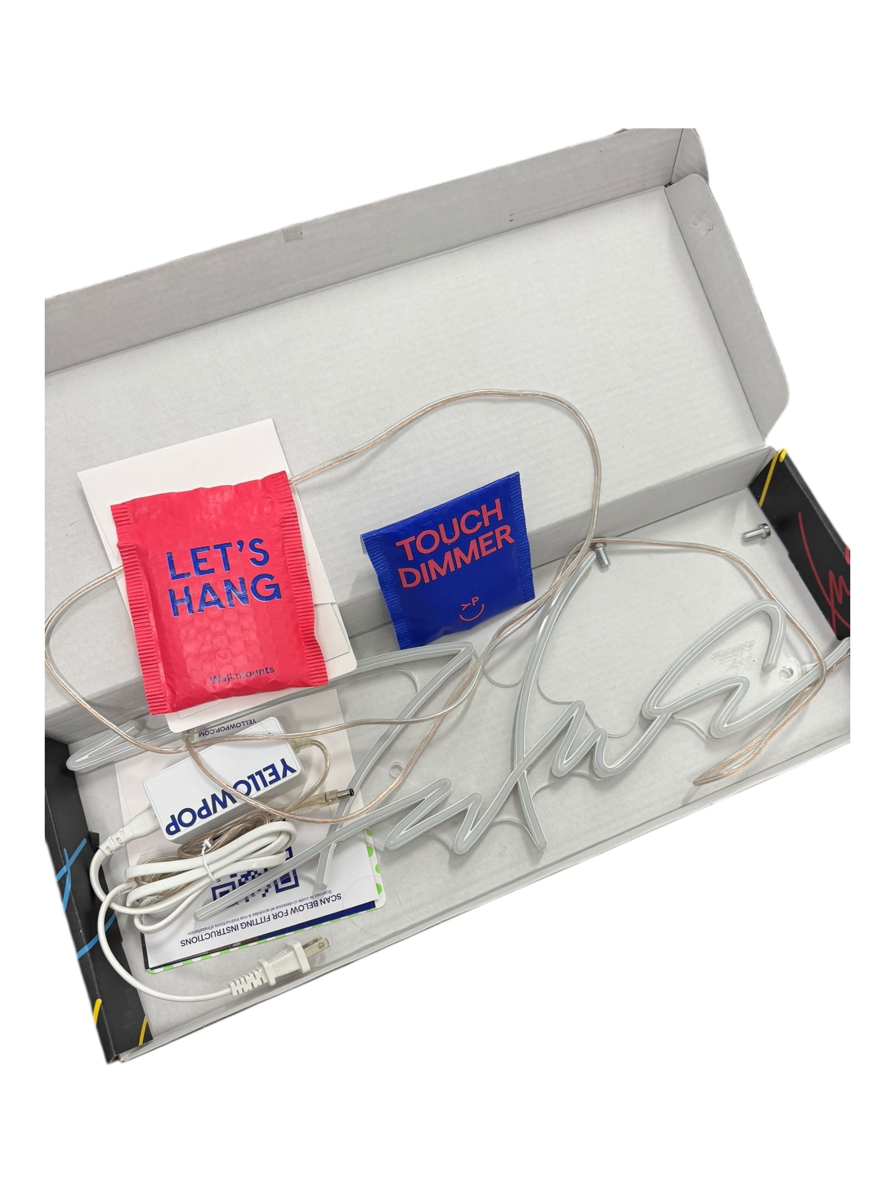 Futura x Yellow Pop LED White Glow Logo Sign LE 61/100