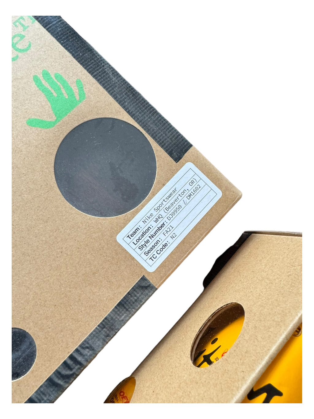 Nike Off-White x Dunk Low Lot 10 of 50 Mens US Size 9.5 Brand New Broken Zip Tie