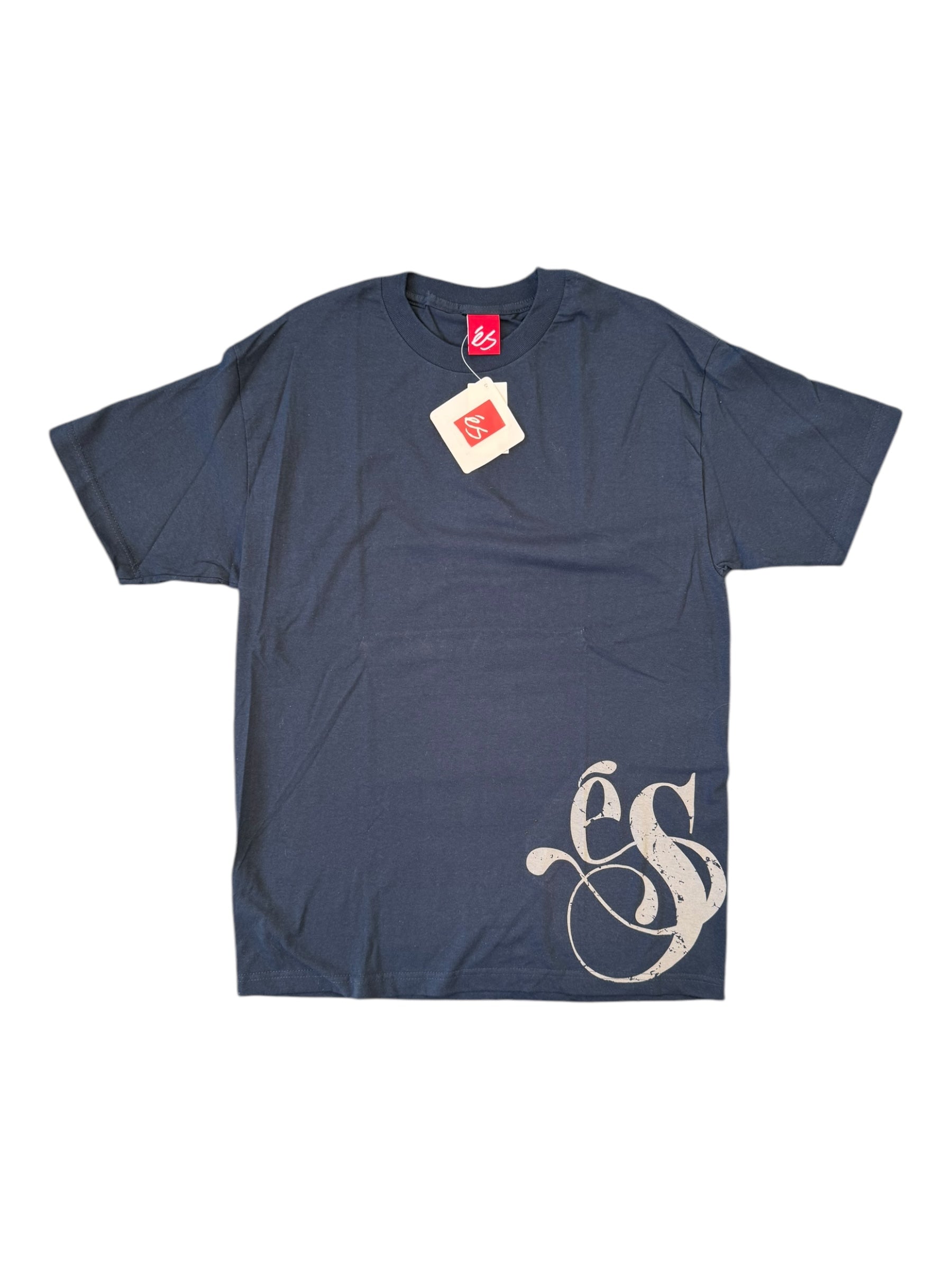 És Shoes 90s Navy Script Logo Size Large New w/ Tags