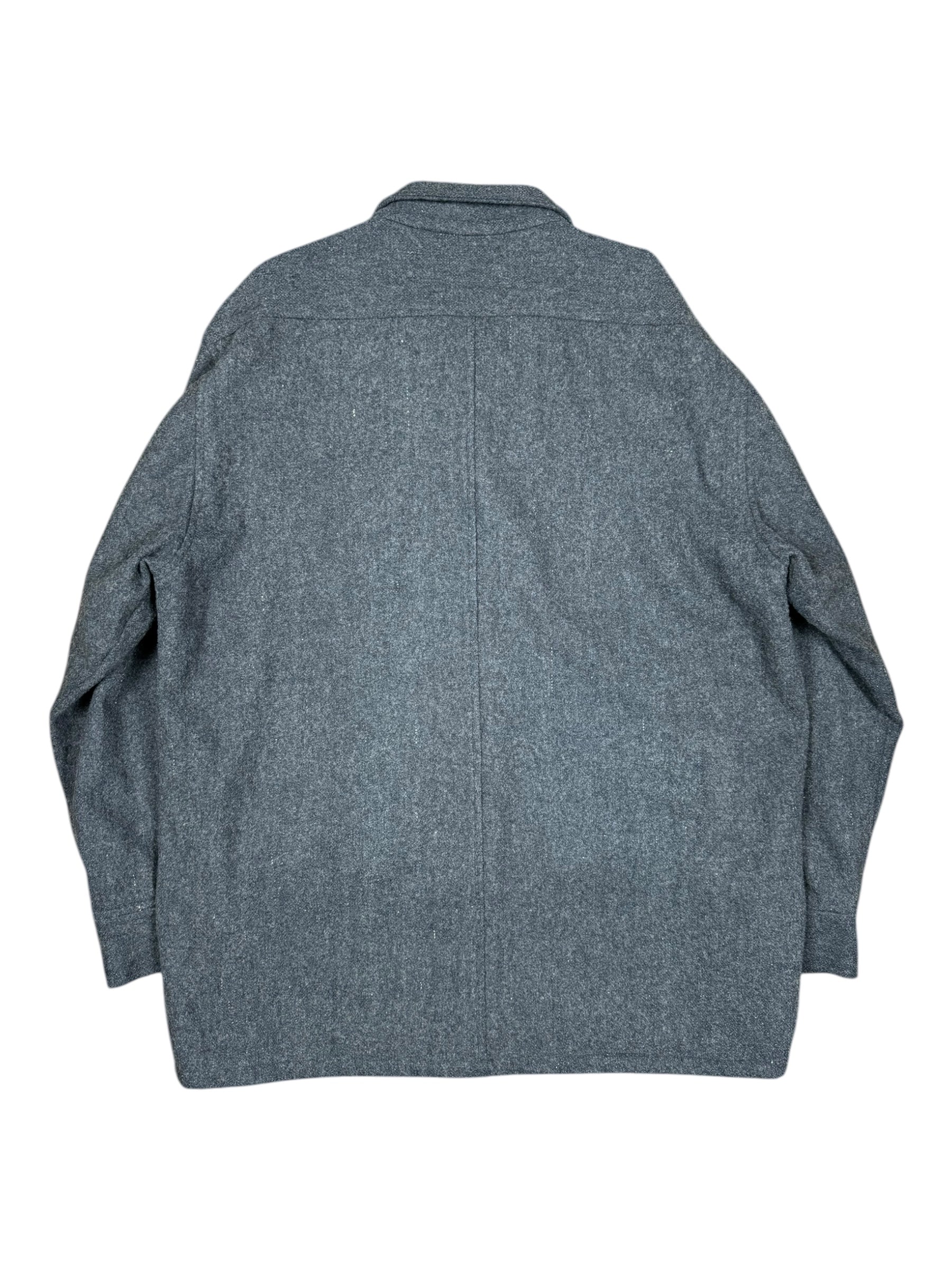 Stussy 90s Grey Wool Jacket Size Large