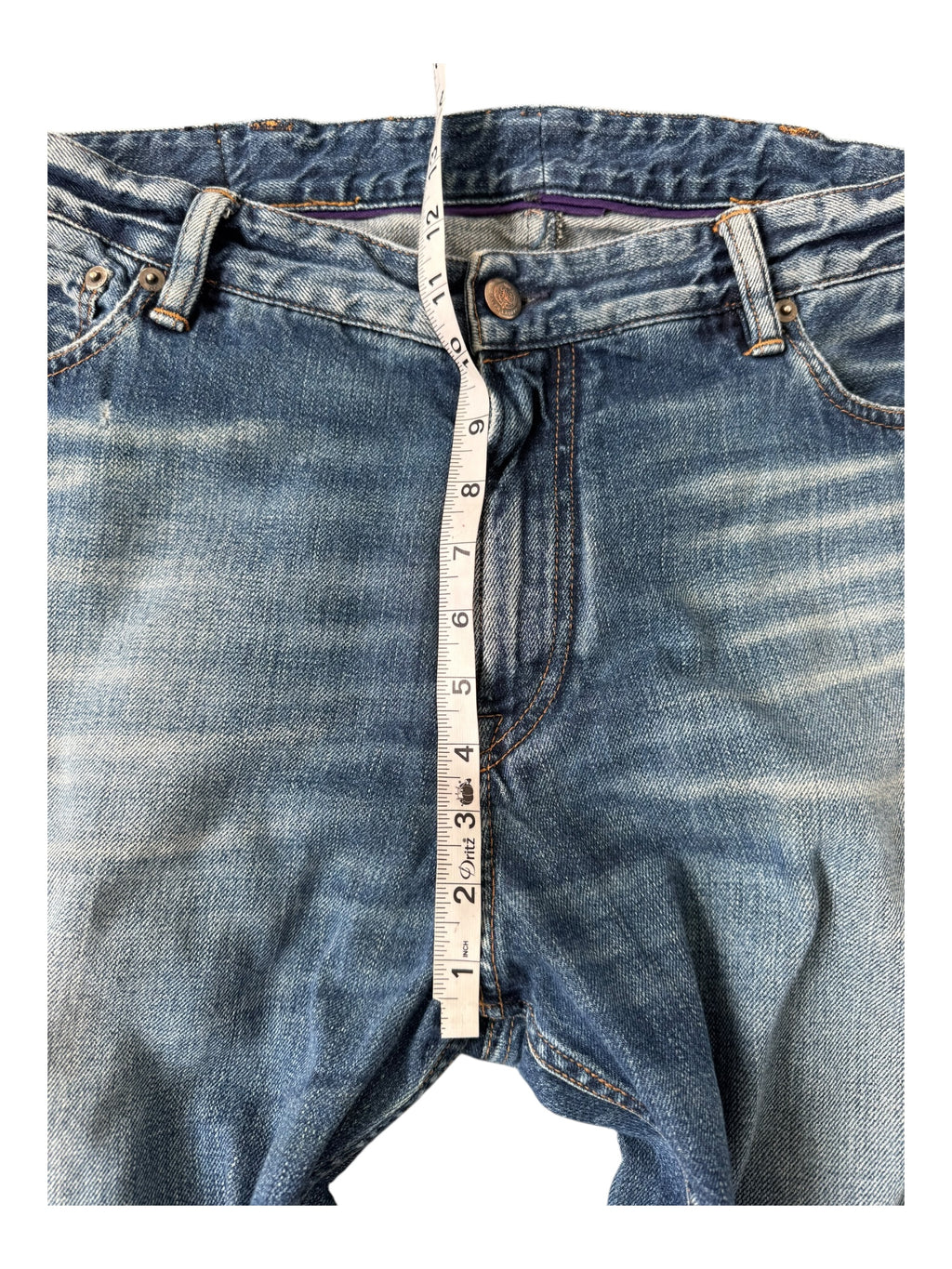 Polo Ralph Lauren Purple Label Jeans Nice Fade Size 40 x 32