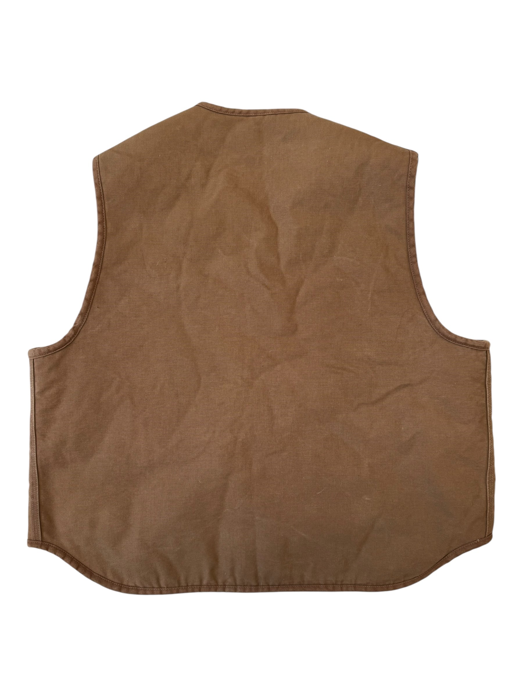 Carhartt 70s Brown Sherpa Lined Vest Size XXL