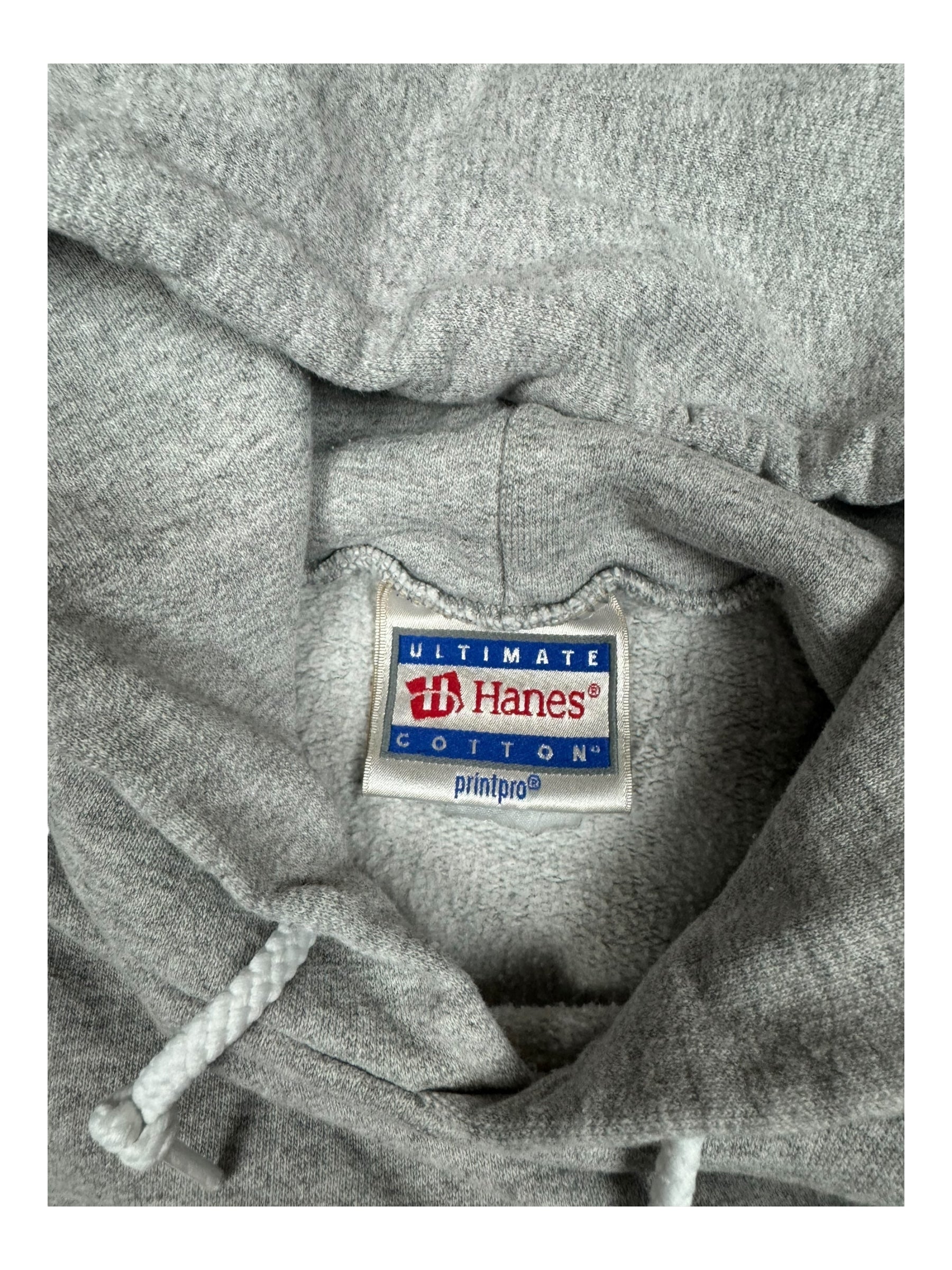 University of Miami Vintage Hanes Hoodie Men XXL Logo Sweatshirt