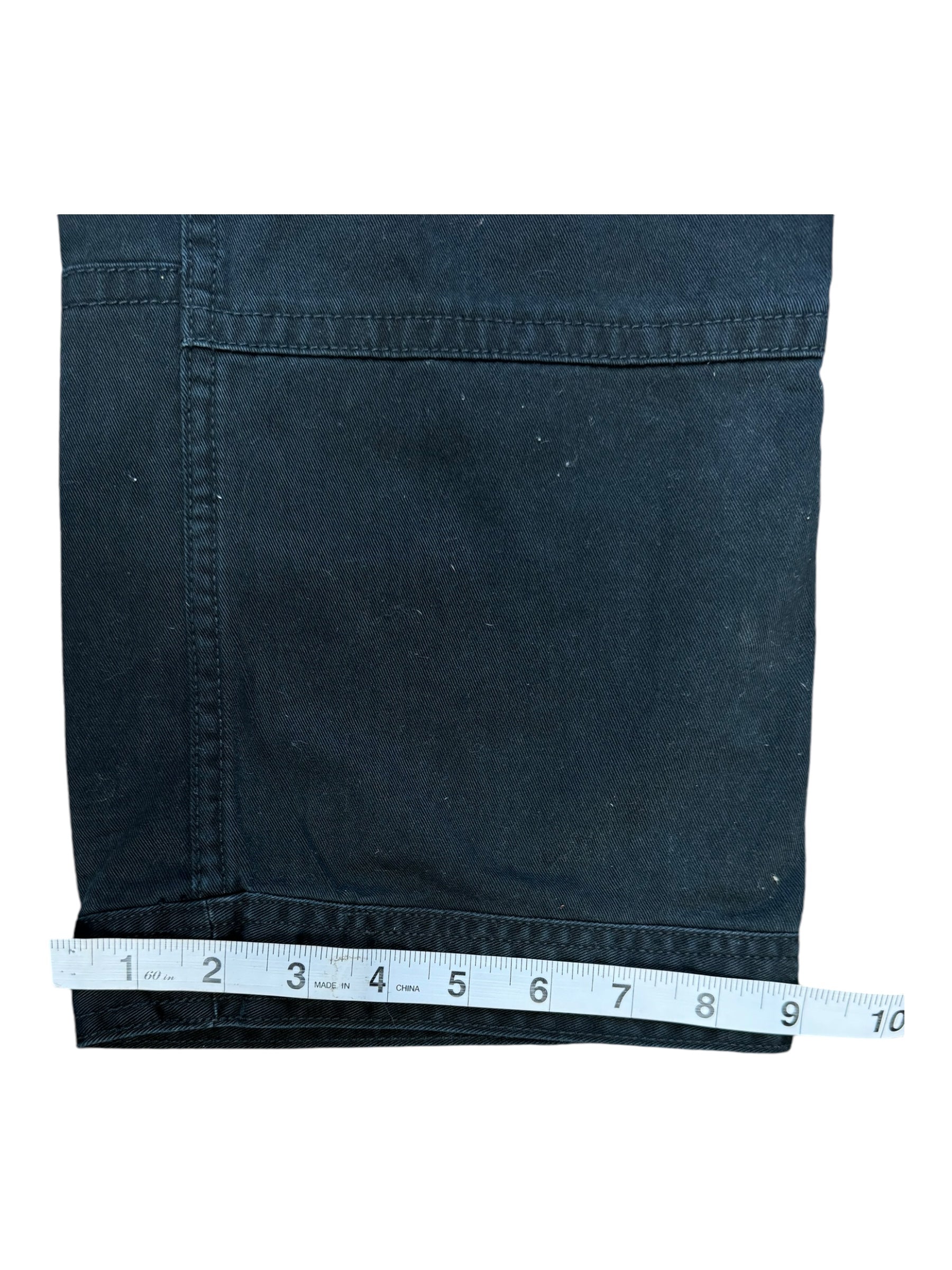 Polo Ralph Lauren 90s Black Cargo Pant Royal Crest Size 32 x 30