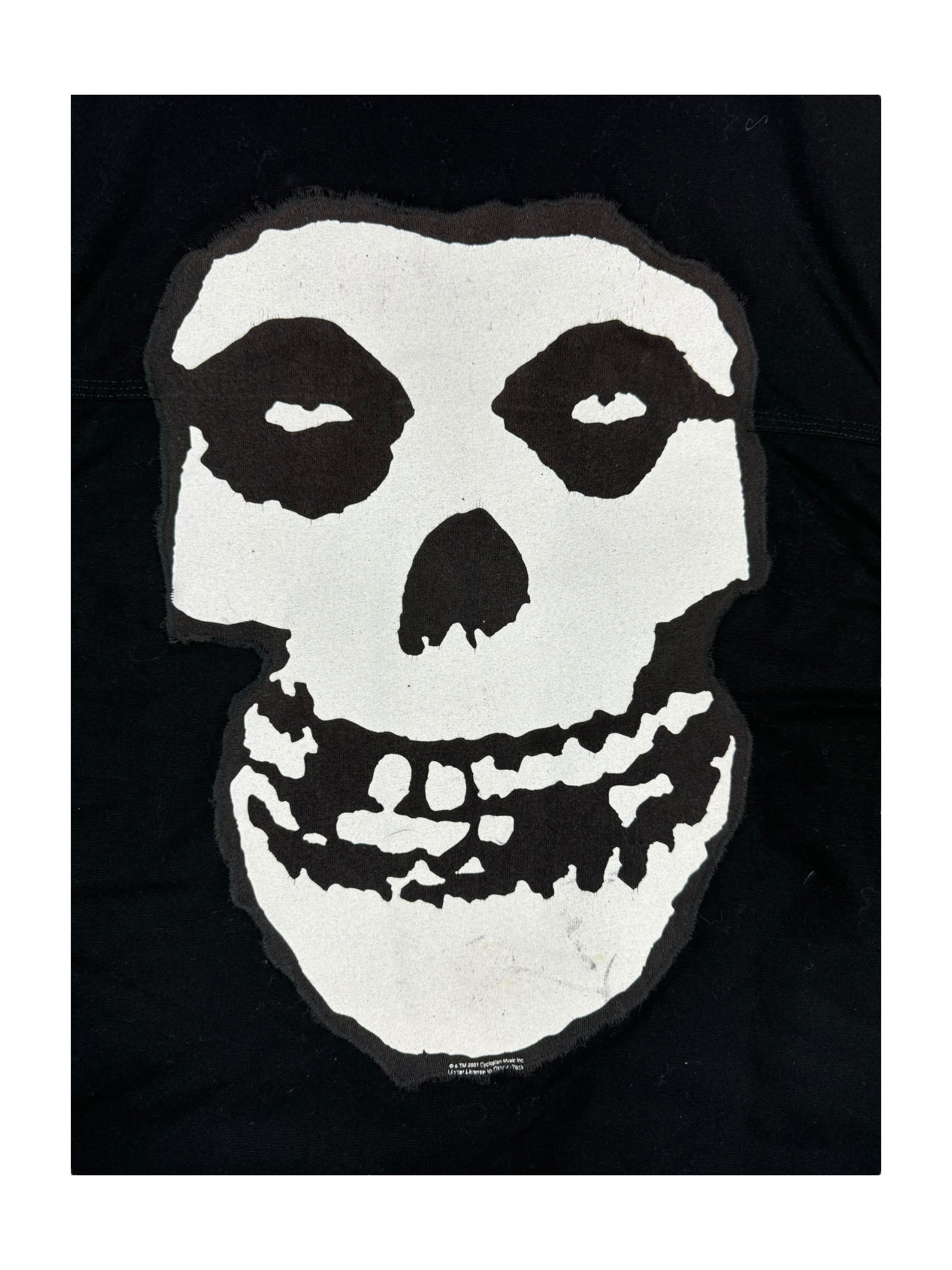 Carhartt 00s Black Quick Duck Vest 2001 Misfits Shirt Patch Size L