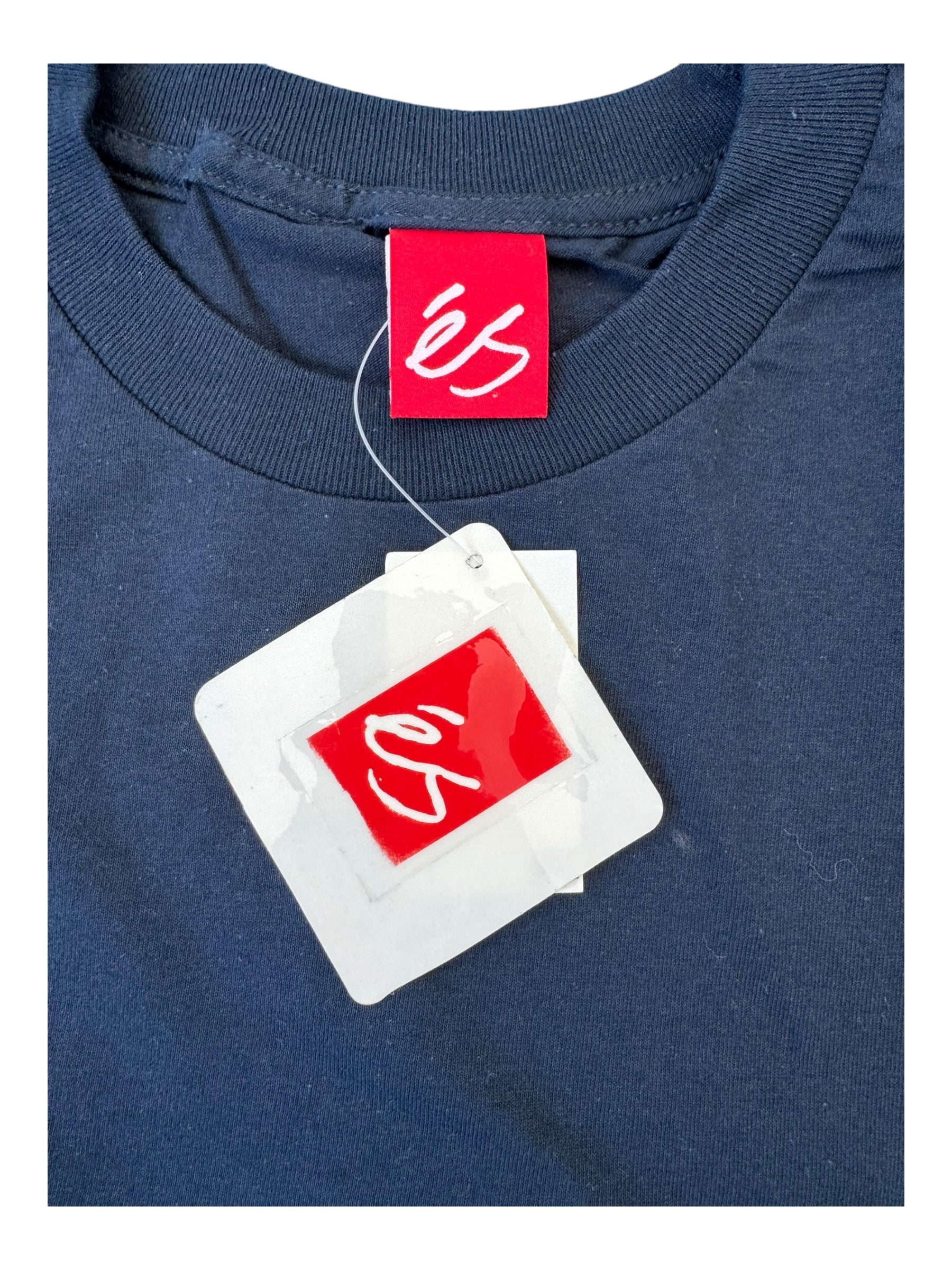 És Shoes 90s Navy Script Logo Size Large New w/ Tags