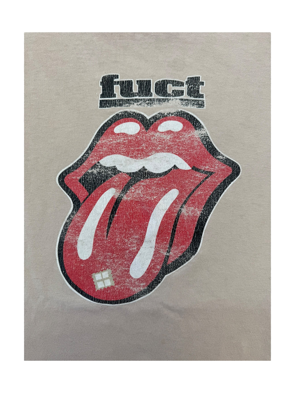 Fuct 90s Tan Acid Rolling Stones Rip Size XL