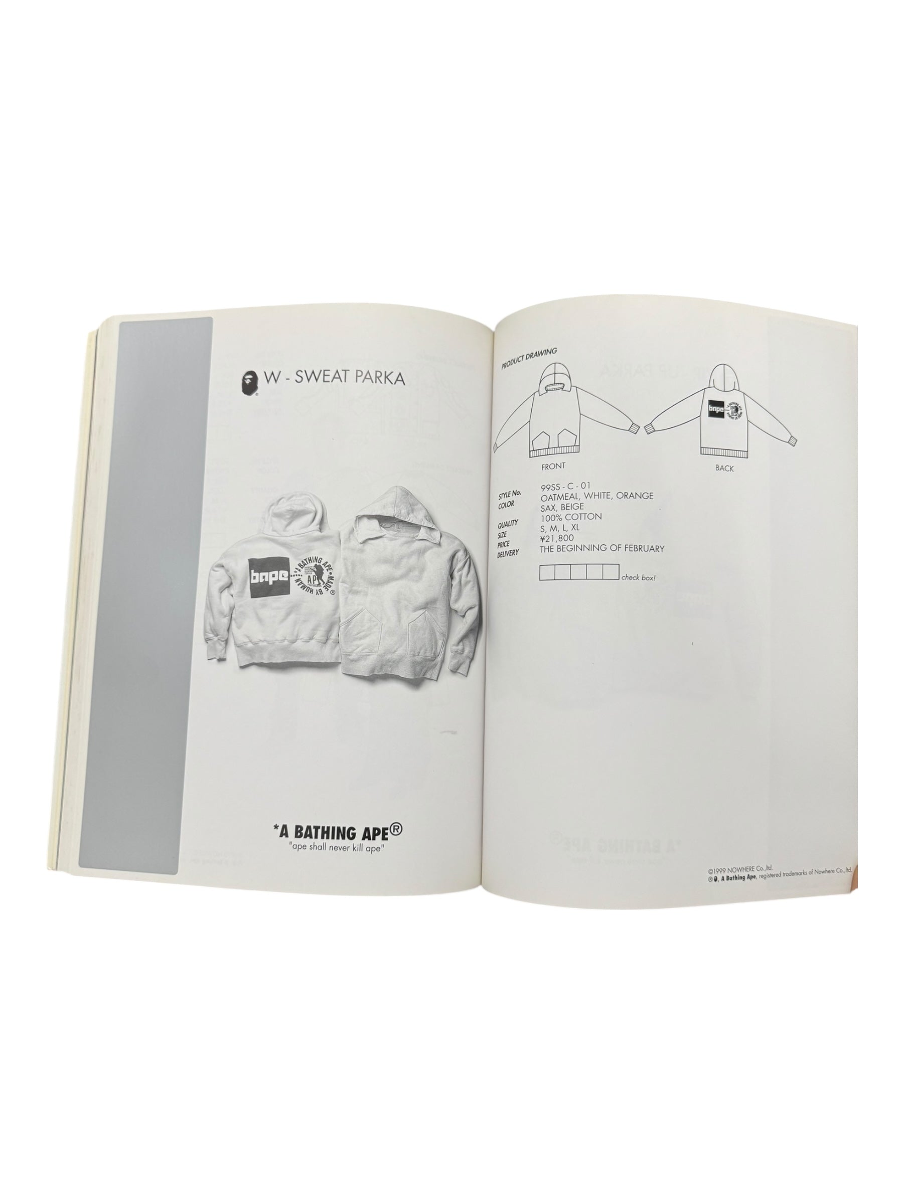 A Bathing Ape 1999 Bapemania Spring/Summer Collection Book