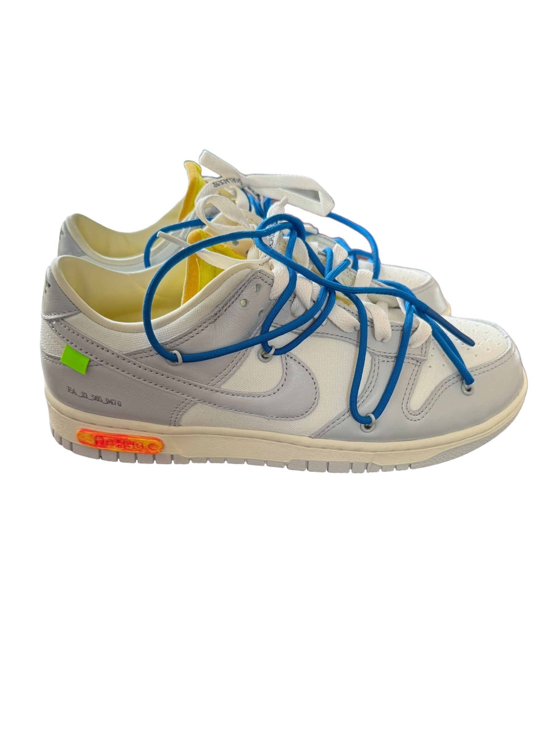 Nike Off-White x Dunk Low Lot 10 of 50 Mens US Size 9.5 Brand New Broken Zip Tie