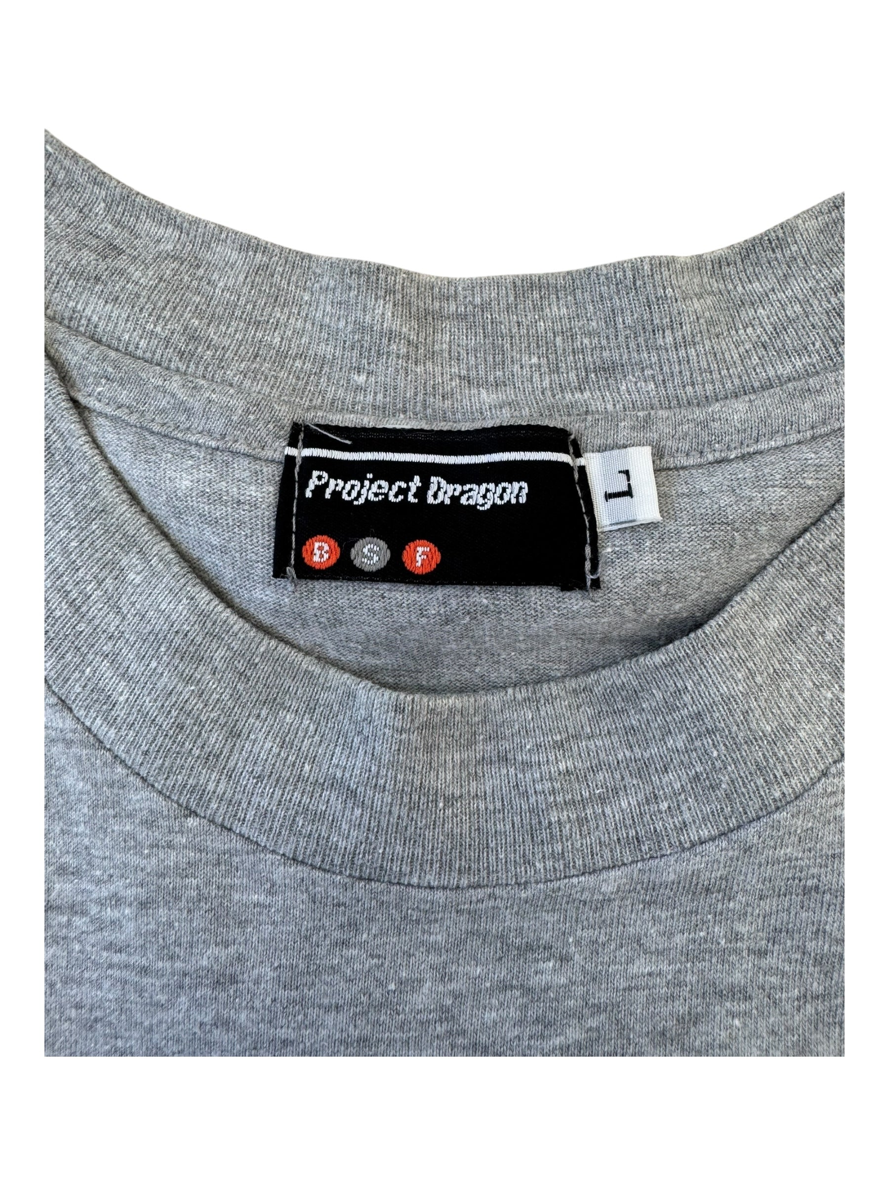 Futura 90s Grey Project Dragon Slot Machine T-shirt Size Large