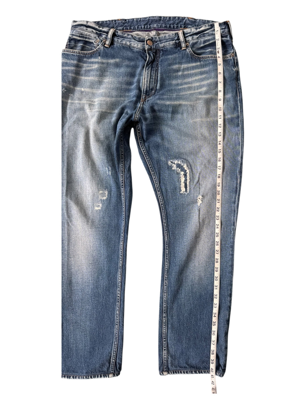 Polo Ralph Lauren Purple Label Jeans Nice Fade Size 40 x 32