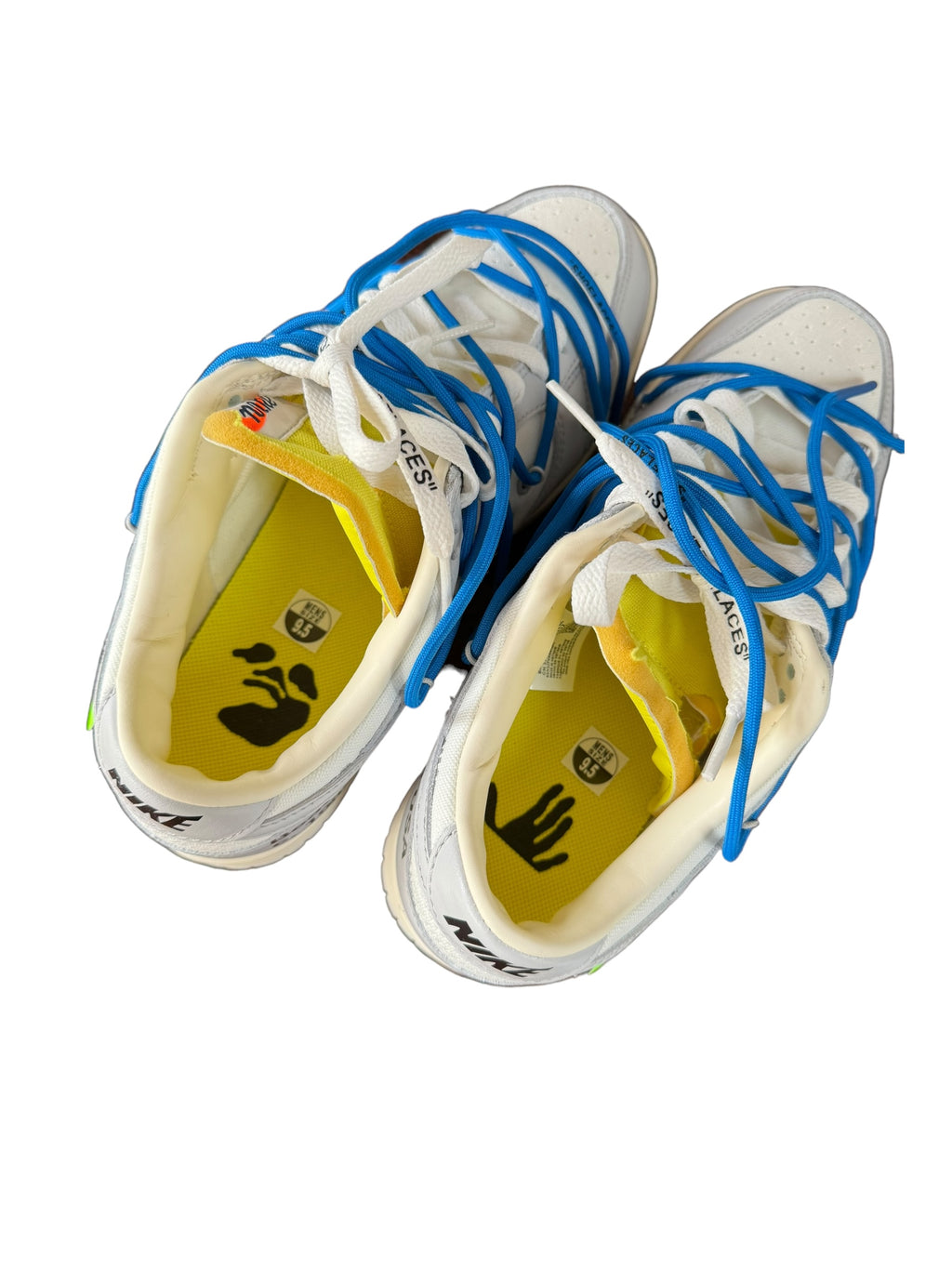 Nike Off-White x Dunk Low Lot 10 of 50 Mens US Size 9.5 Brand New Broken Zip Tie