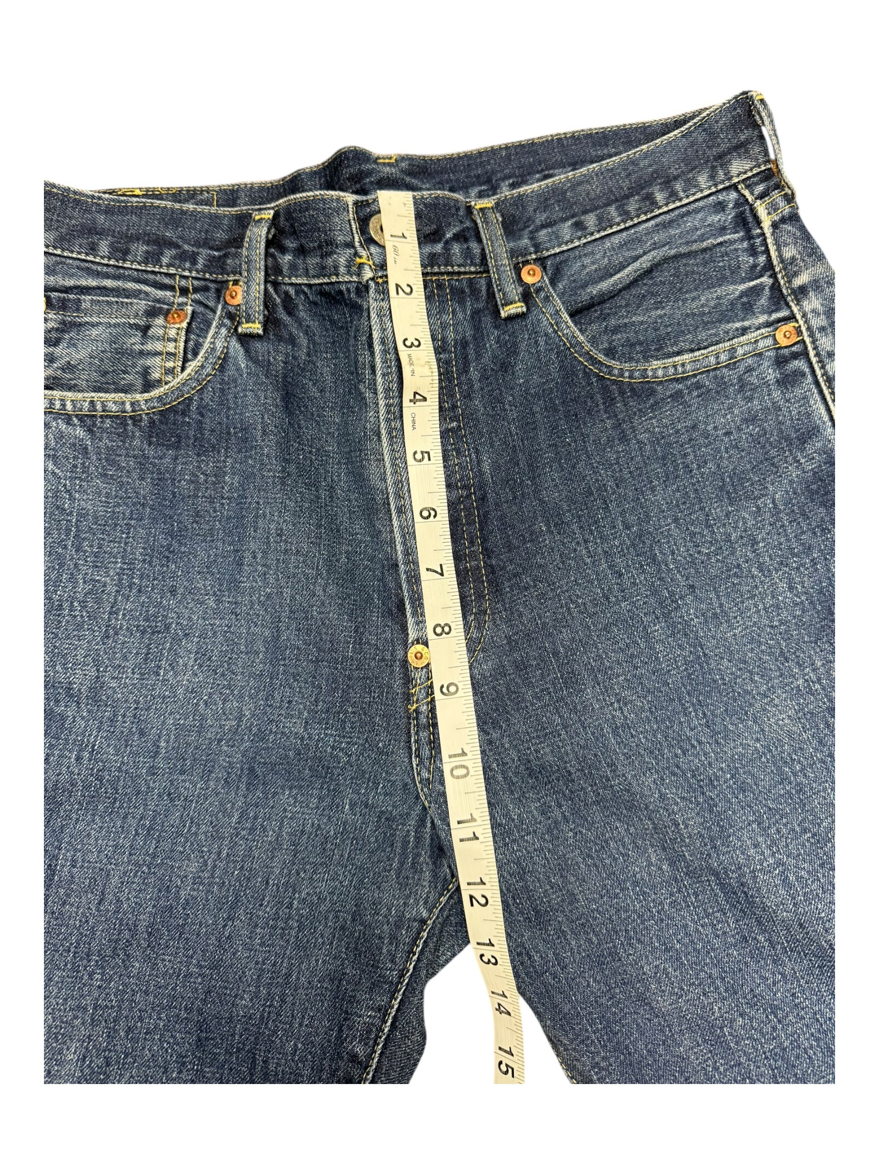 Levis 90s 702 XX Big E Selvedge Denim Jeans W31 Japan Blue 140th Rare